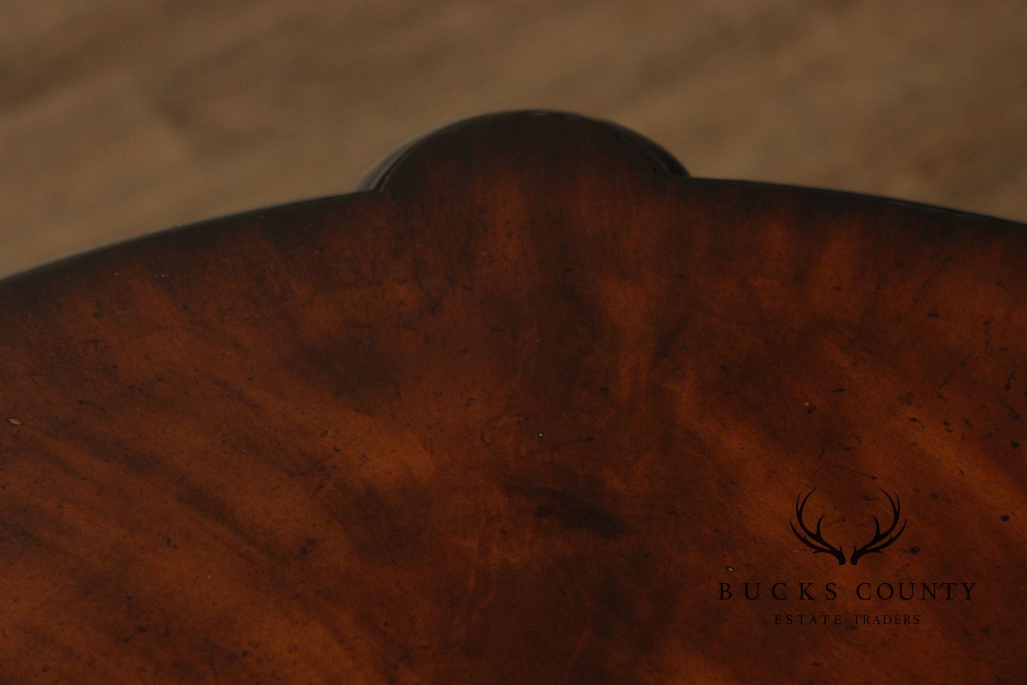 Maitland-Smith Regency Style Mahogany Faux Book Drum Table