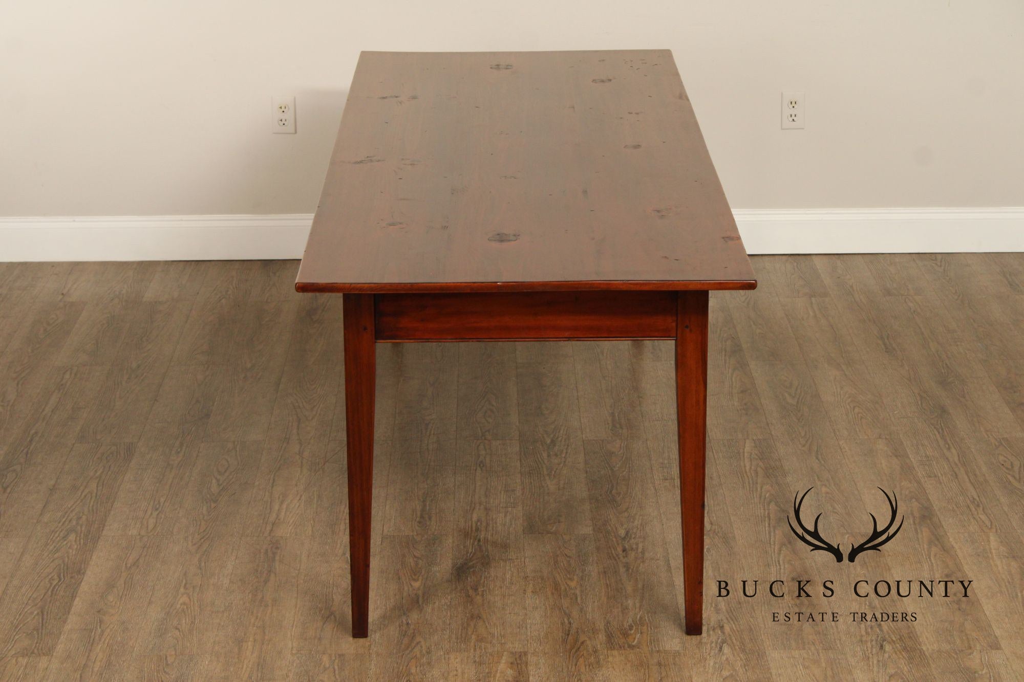 Stephen Von Hohen Quality Bucks County Farmhouse Pine Dining Table