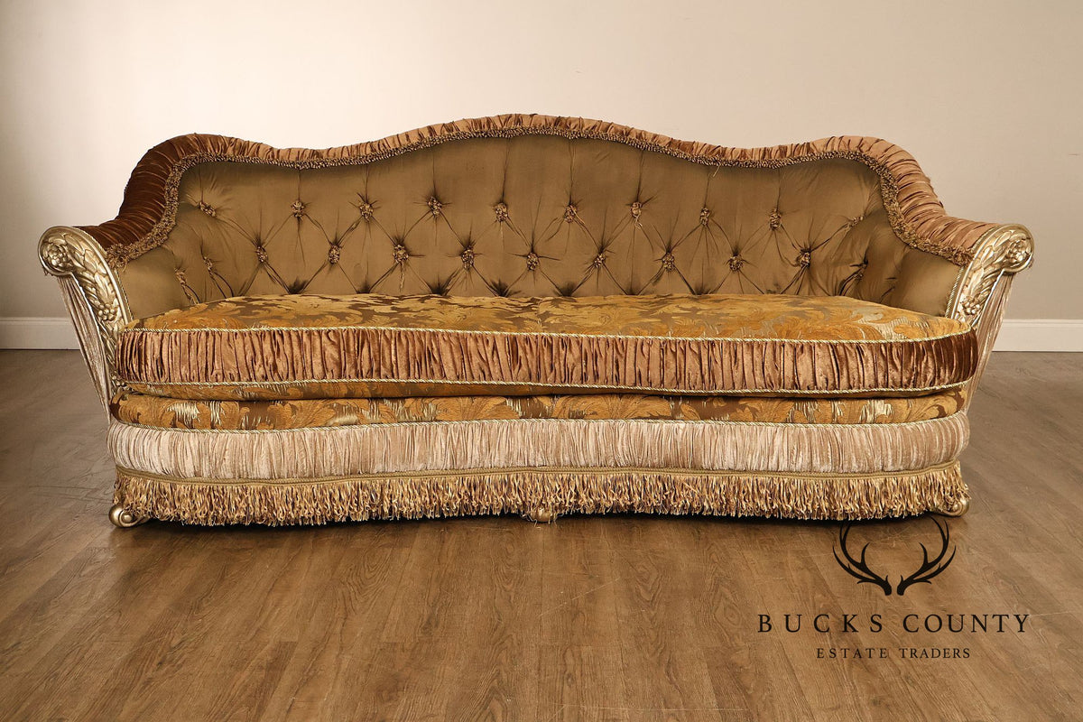 Italian Renaissance Style Upholstered Sofa