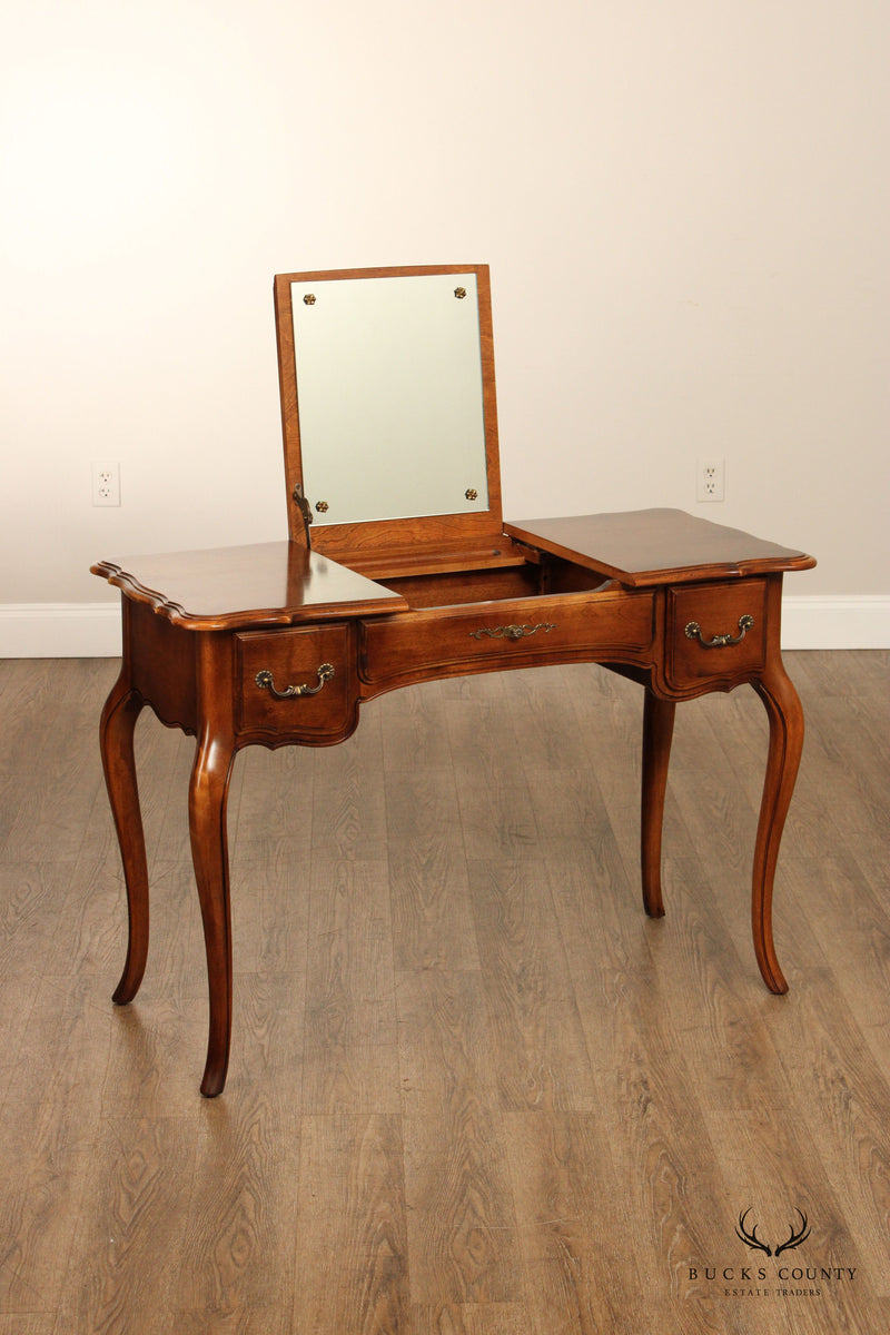 Ethan Allen French Country Style Dressing Table Vanity