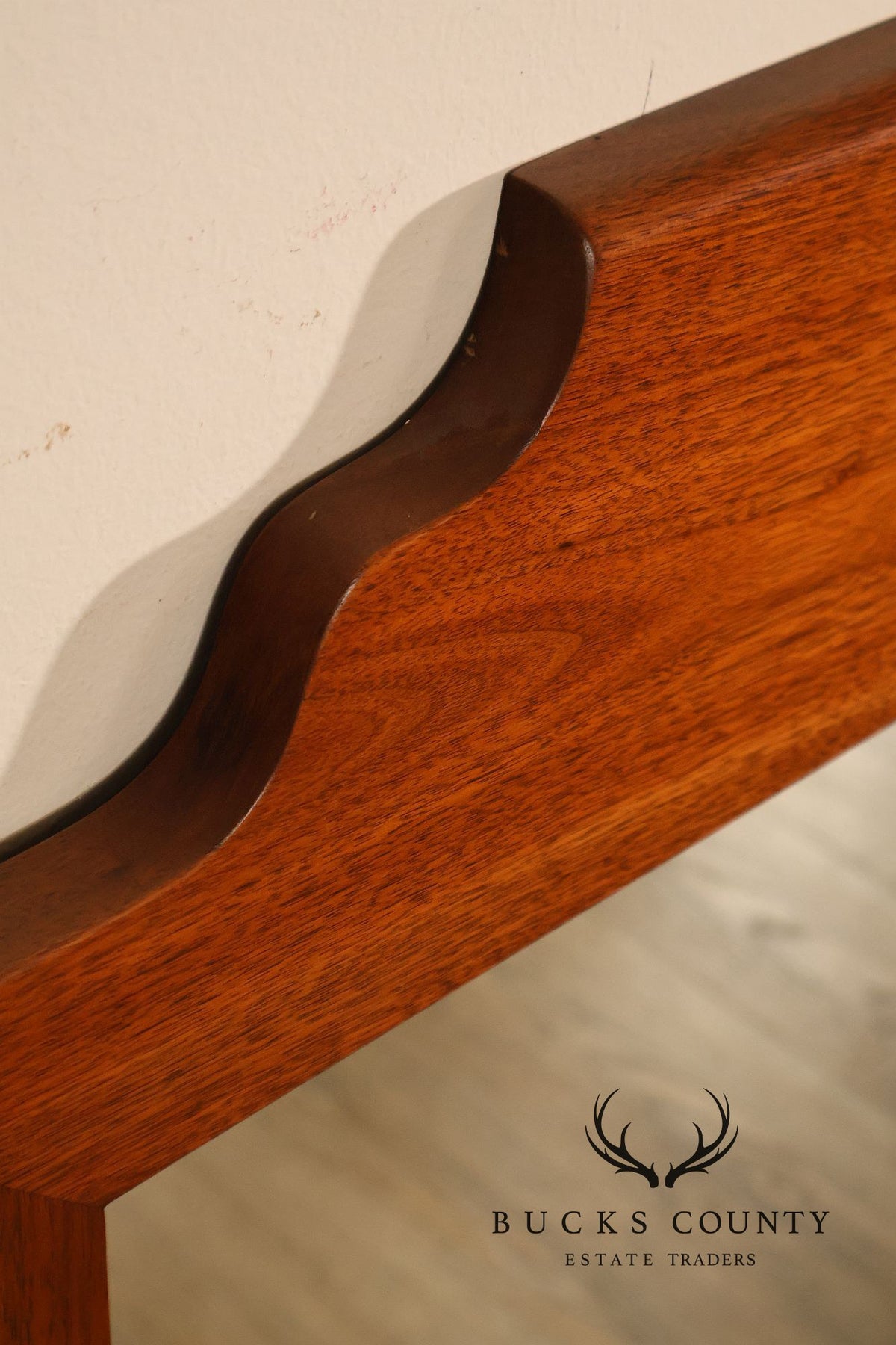E.A. Clore Custom Walnut Hanging Wall Mirror