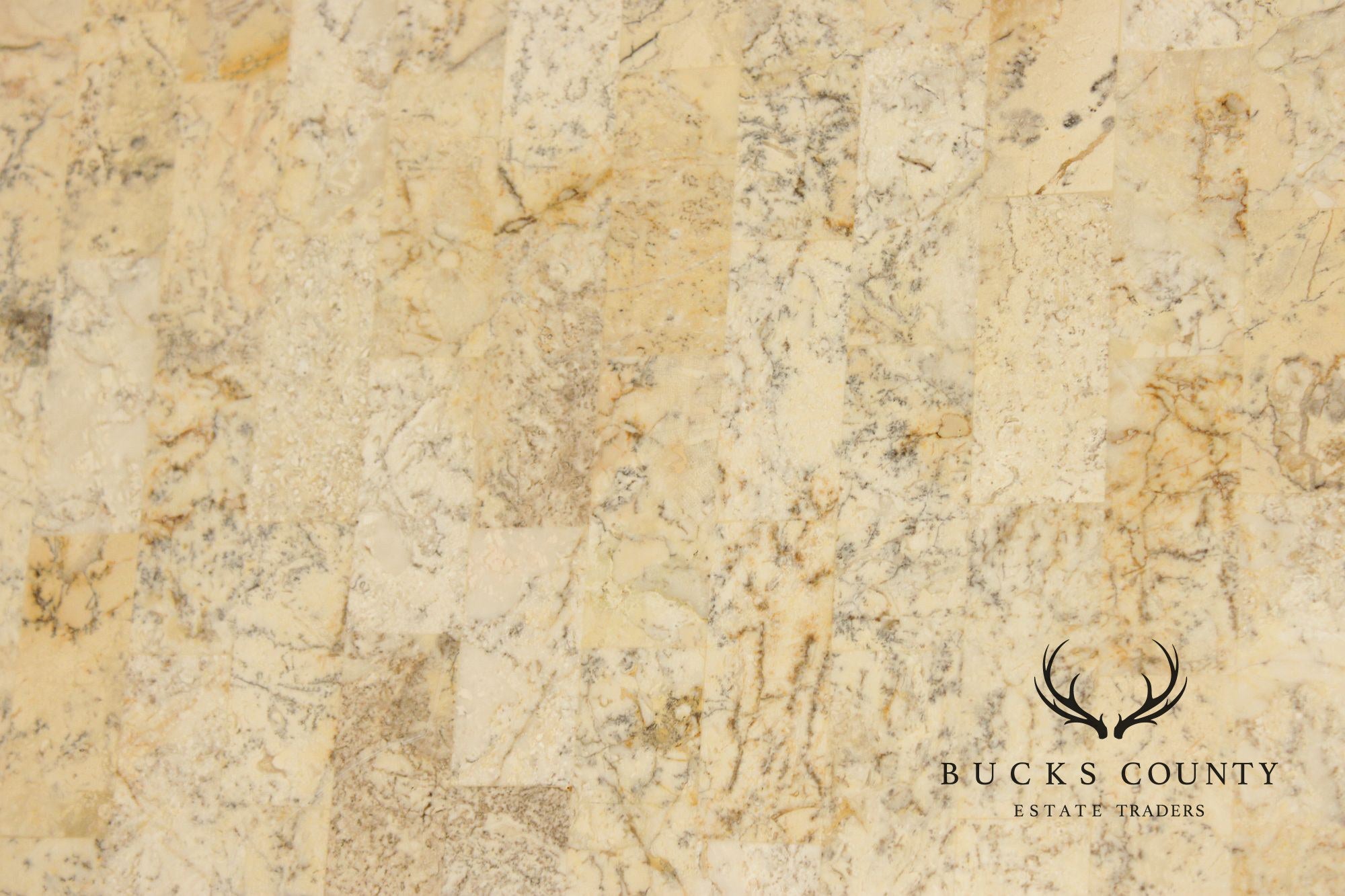 Maitland Smith Tessellated Marble Tall Chest