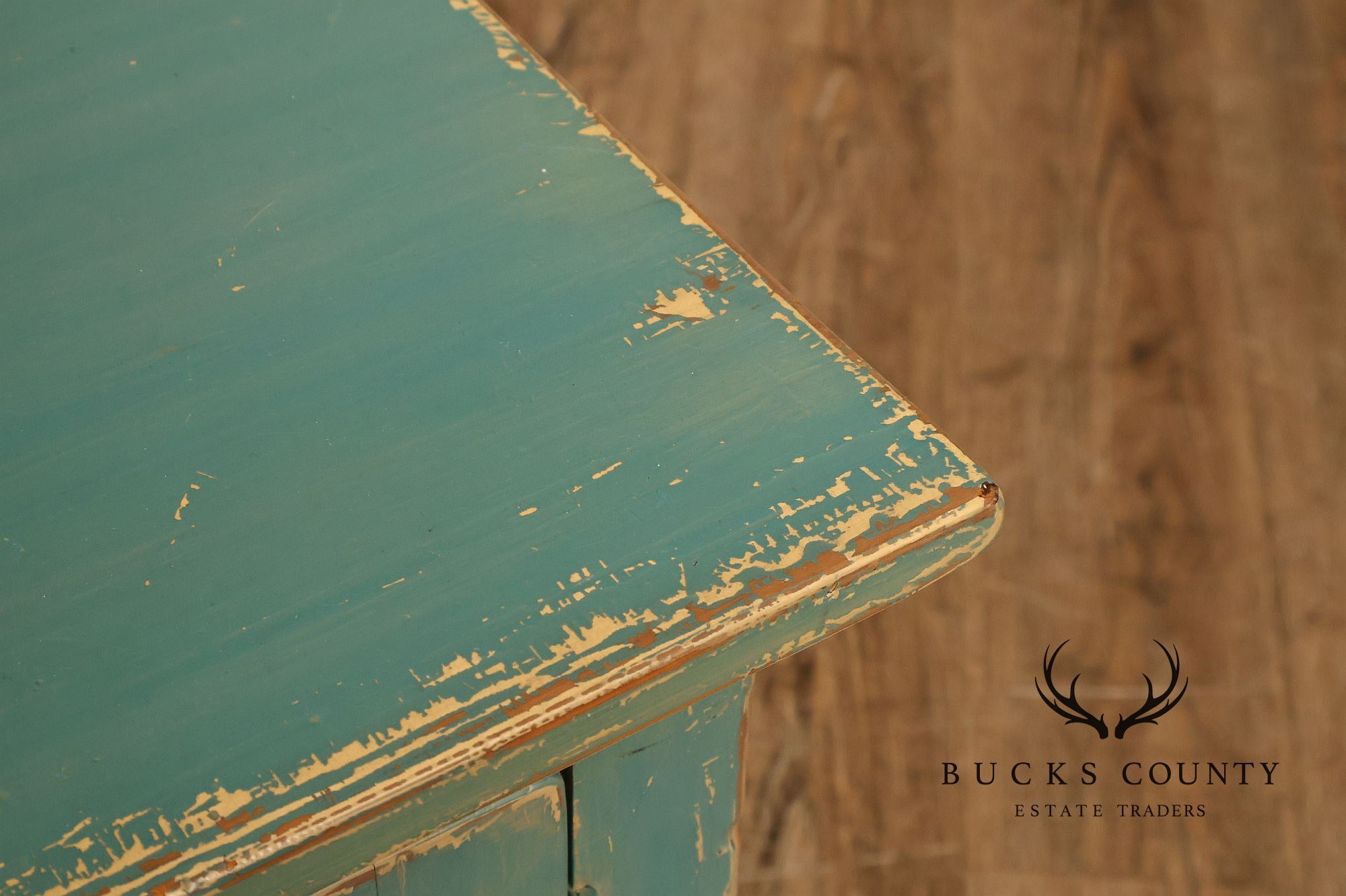 William Draper Distress Painted Side Cabinet