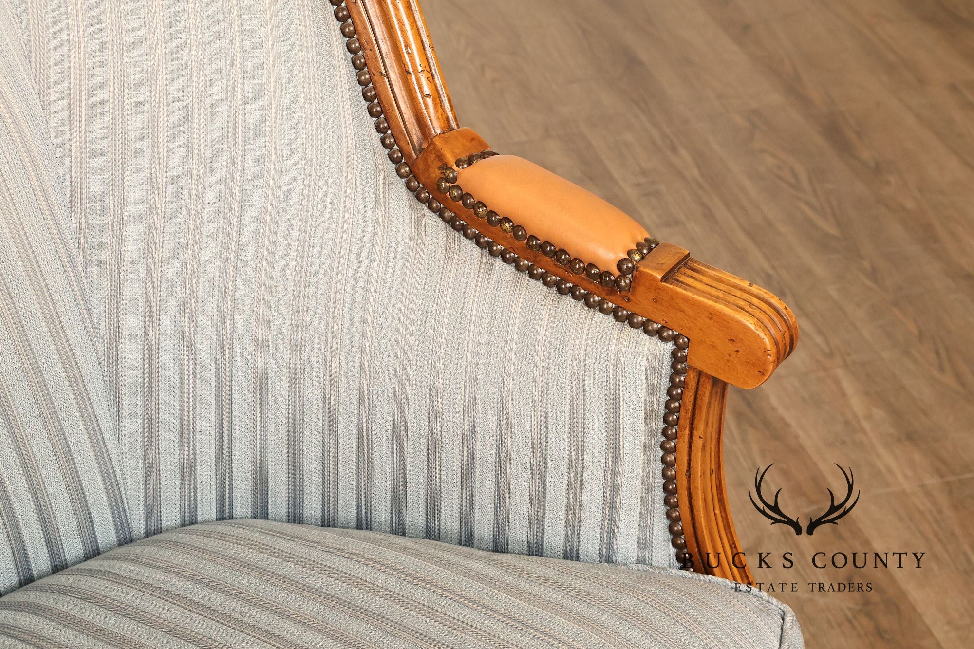 Baker Furniture Company French Louis XVI Style Bergere Chair