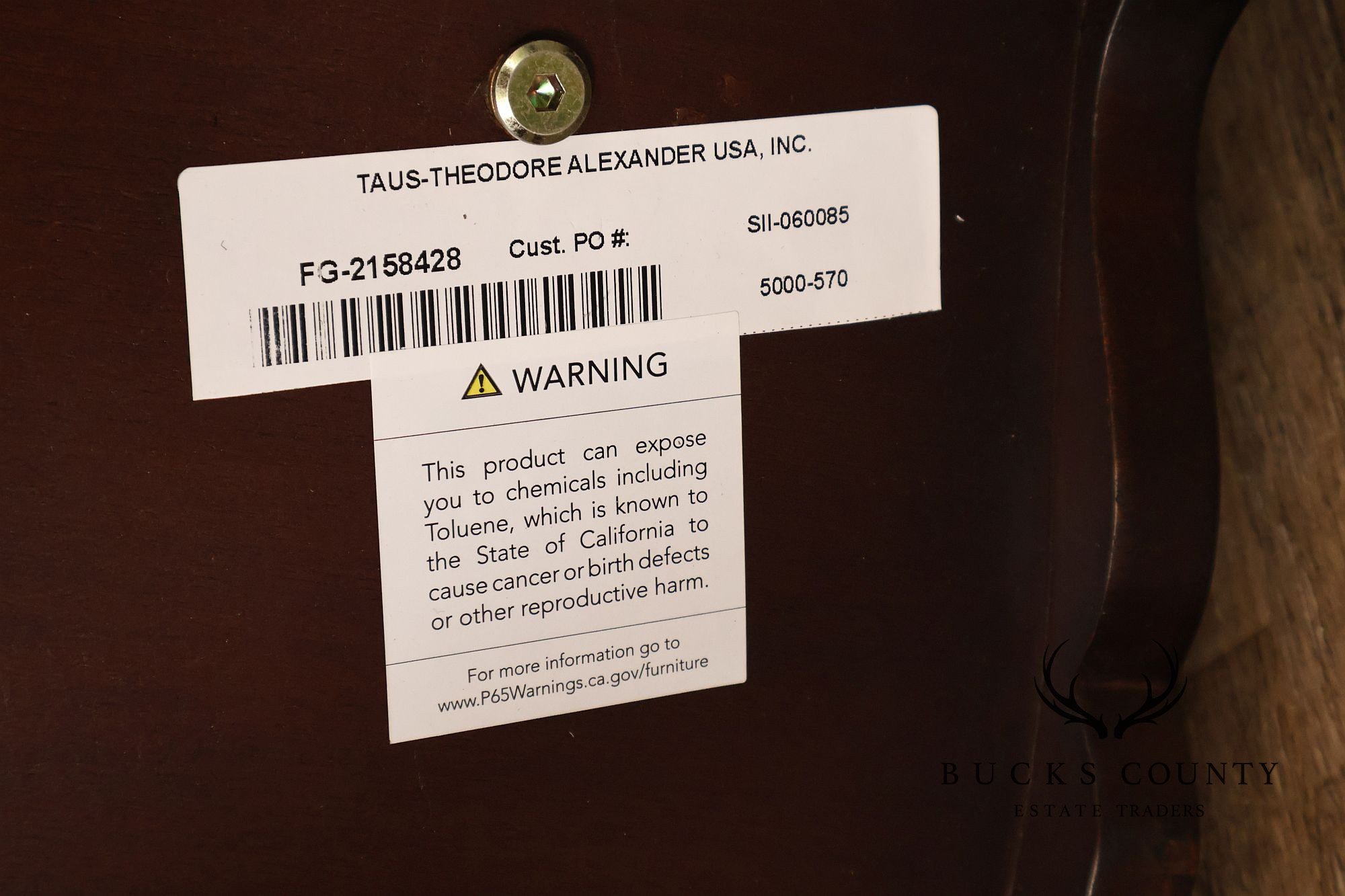 Theodore Alexander 18th Century Style Mahogany Lamp Table