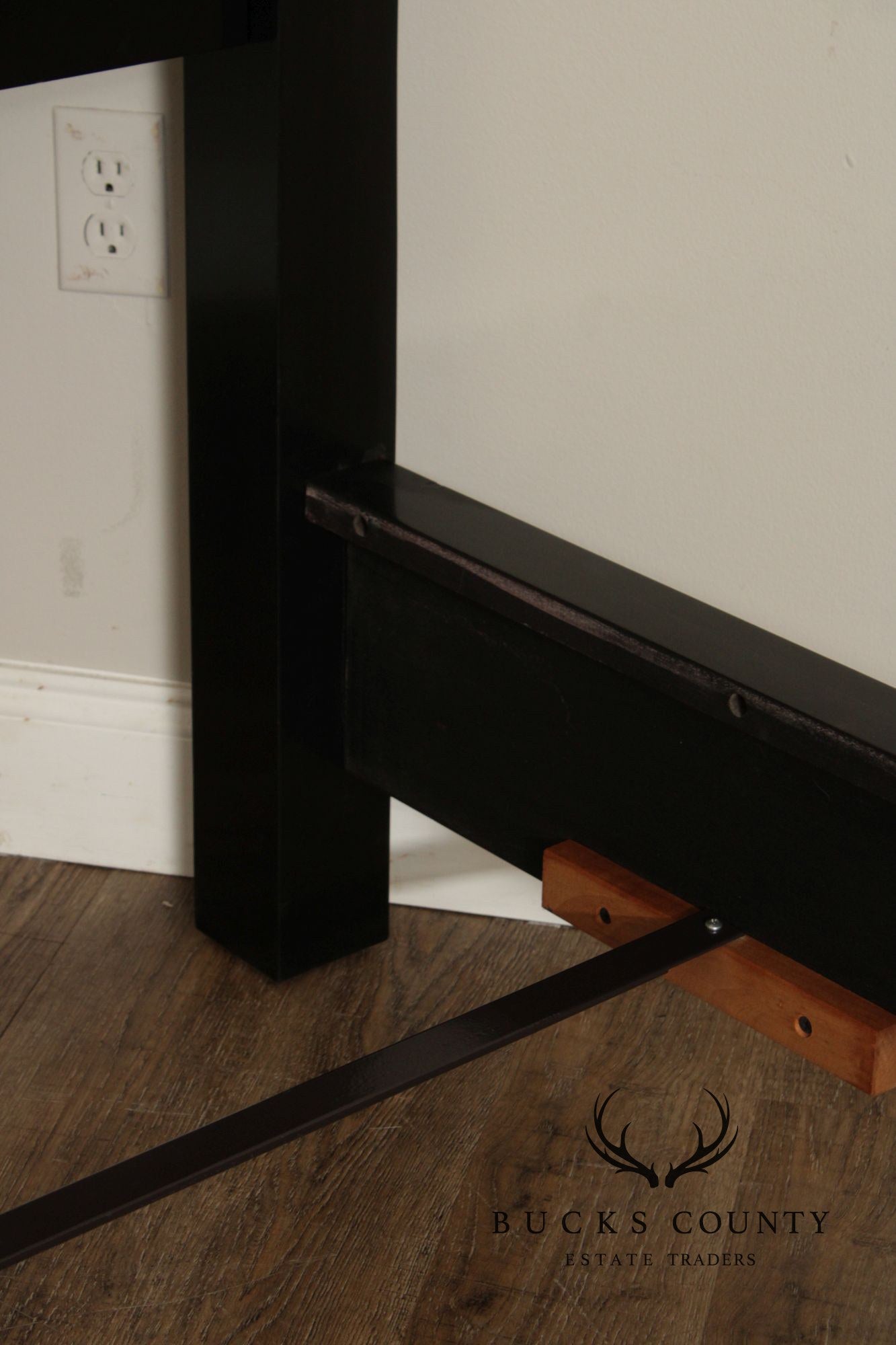 Stickley John Widdicomb Collection Ebonized King Panel Bed