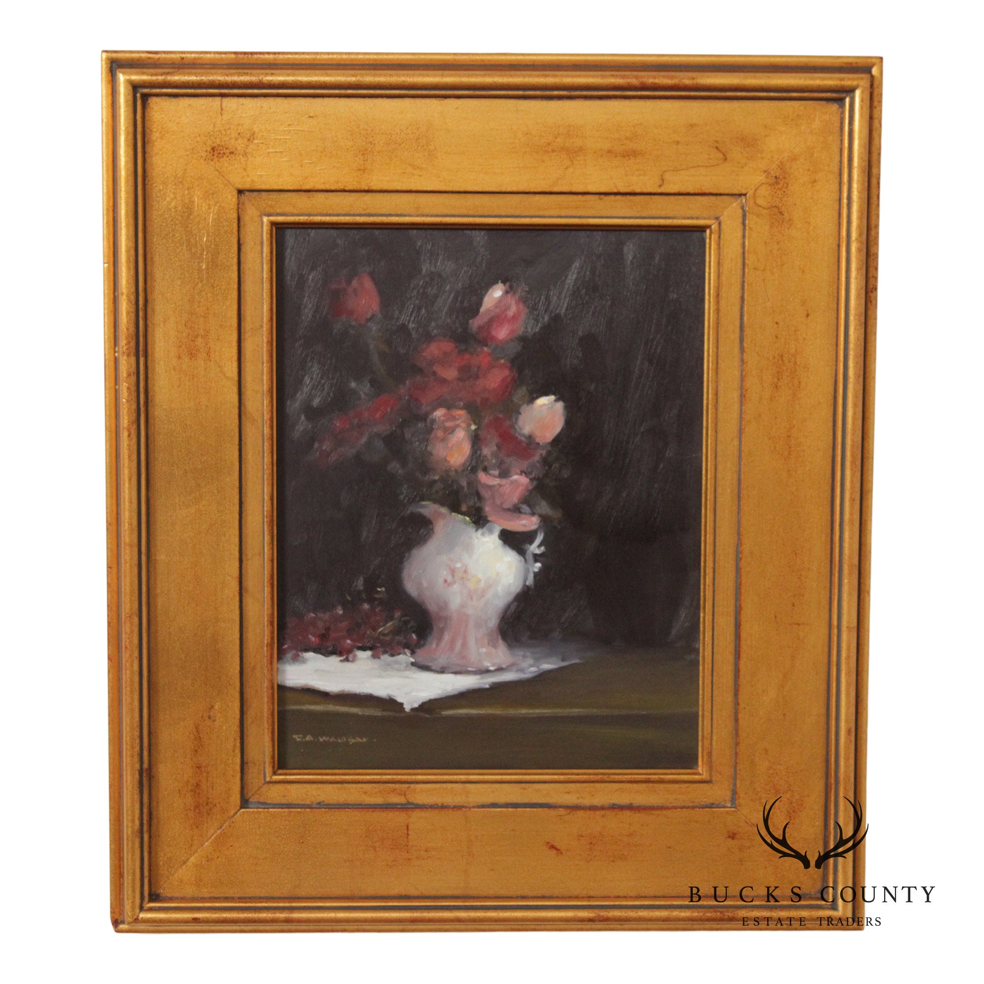 Robert Waltsak Floral Still-Life Oil Painting