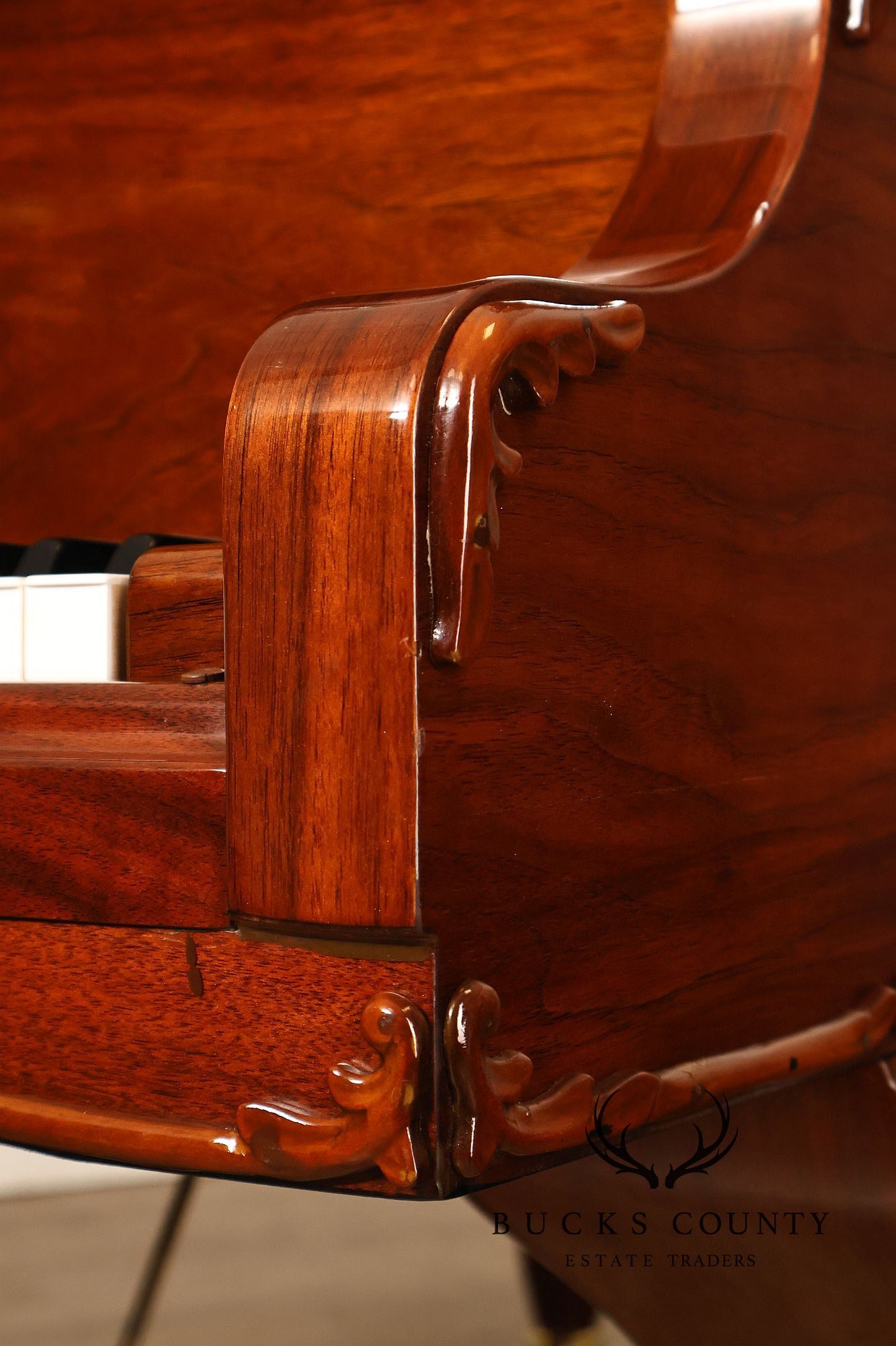 Otto Altenburg Rosewood Baby Grand Piano With Matching Duet Bench