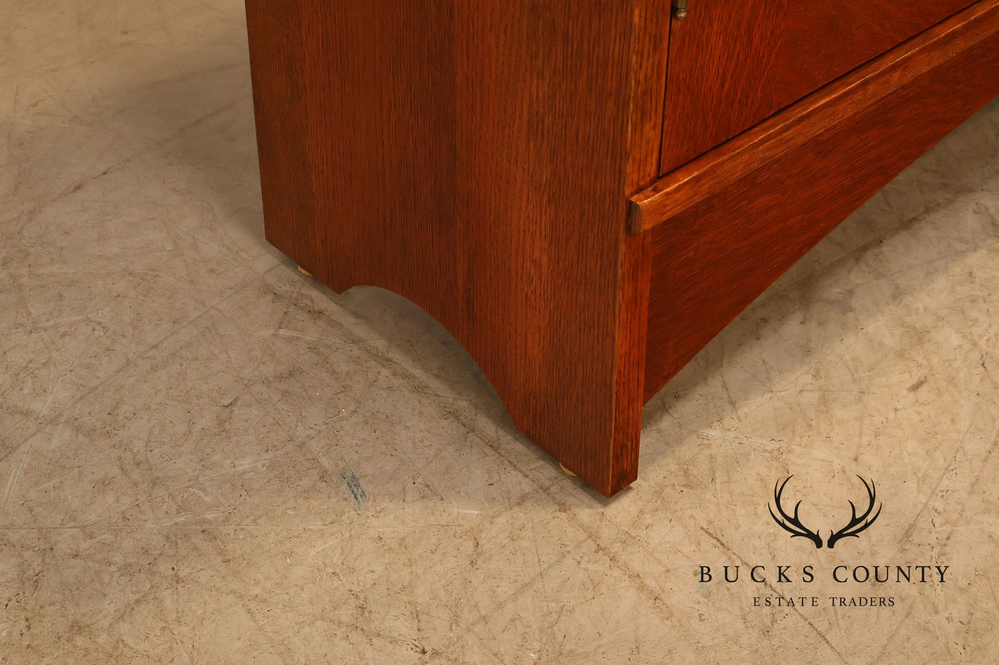 Stickley Harvey Ellis Mission Inlaid Oak Bookcase