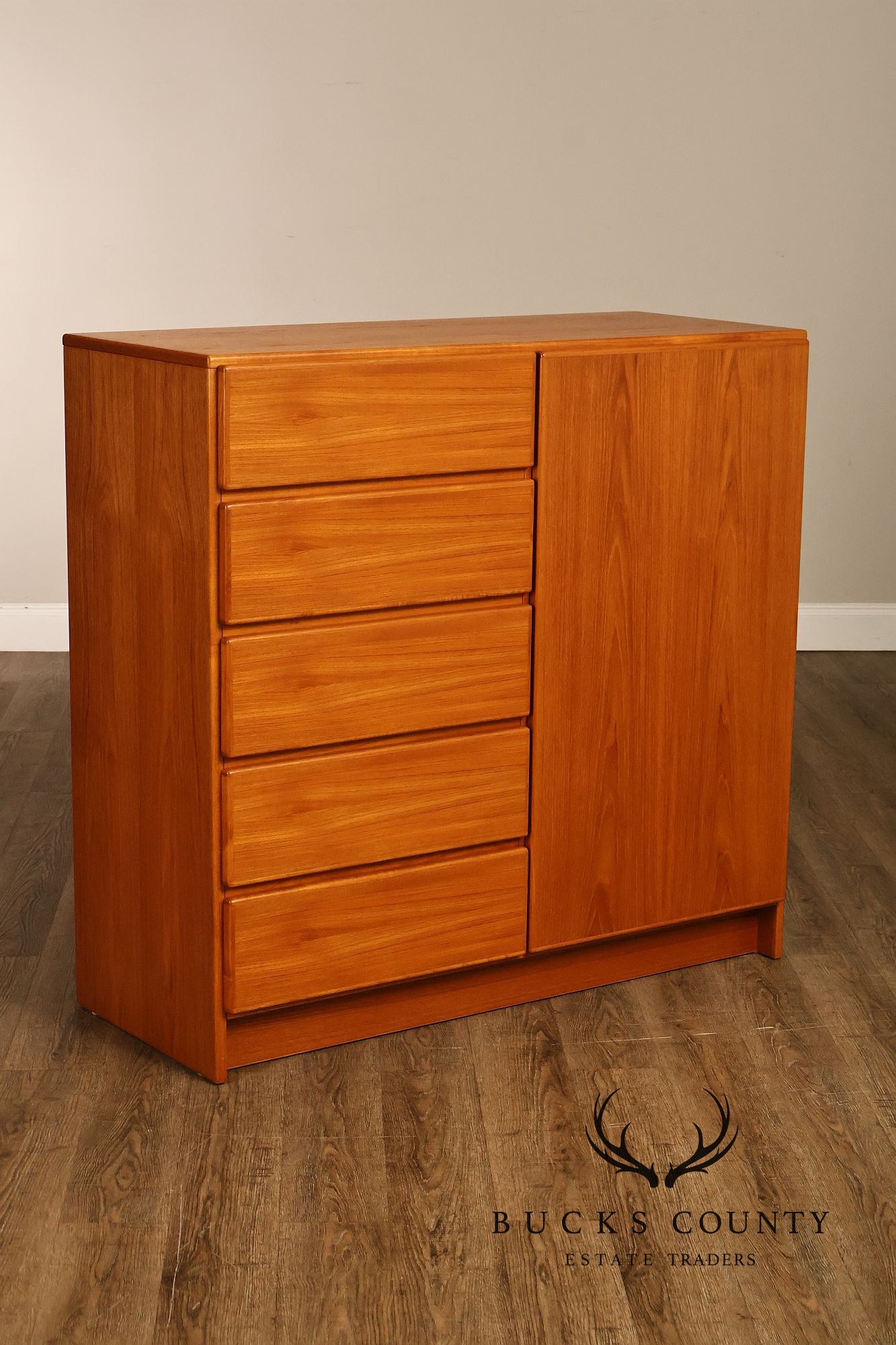 Scan Coll Danish Modern Teak Gentlemen’s Chest