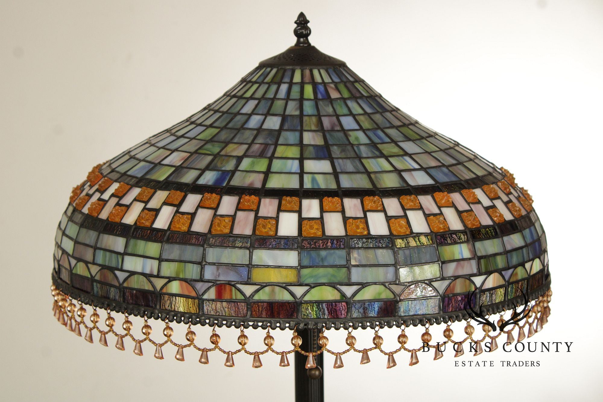 Tiffany Style Art Glass Floor Lamp