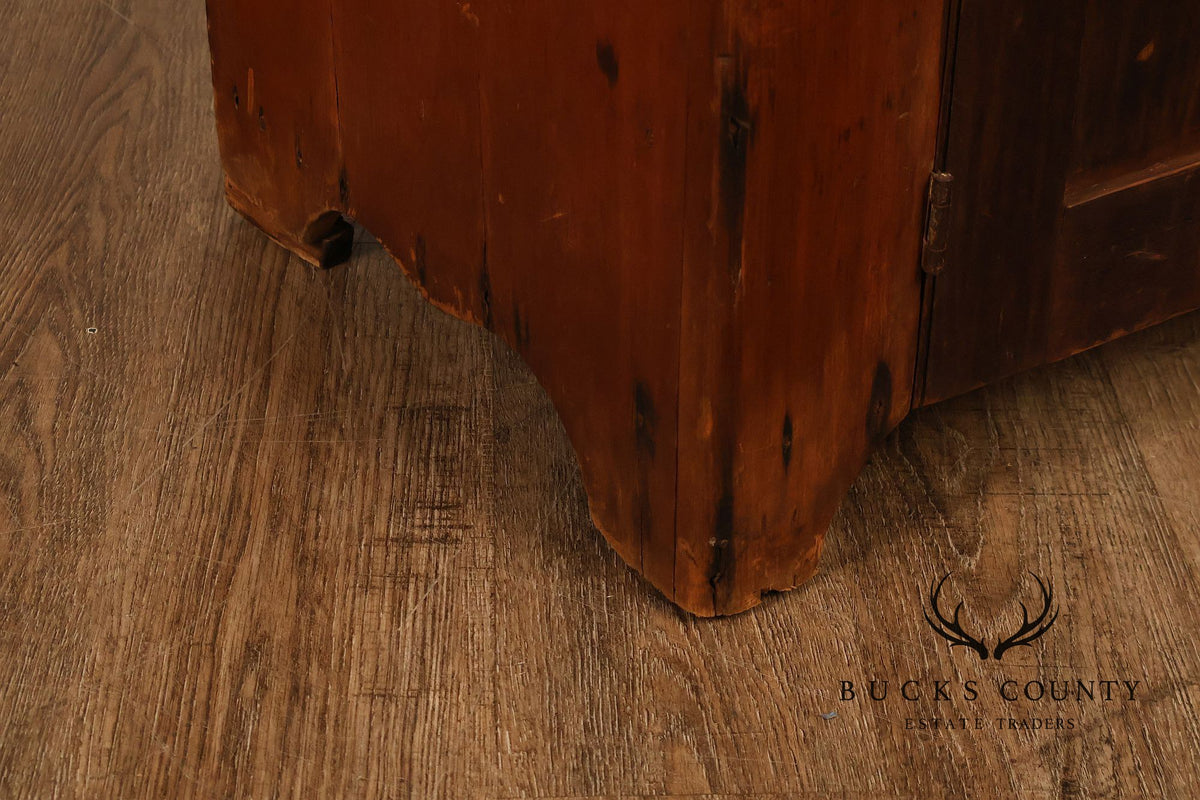 Antique Farmhouse Pine Dry Sink