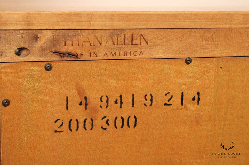 Ethan Allen 'Country Colors' Maple Corner Bookcase