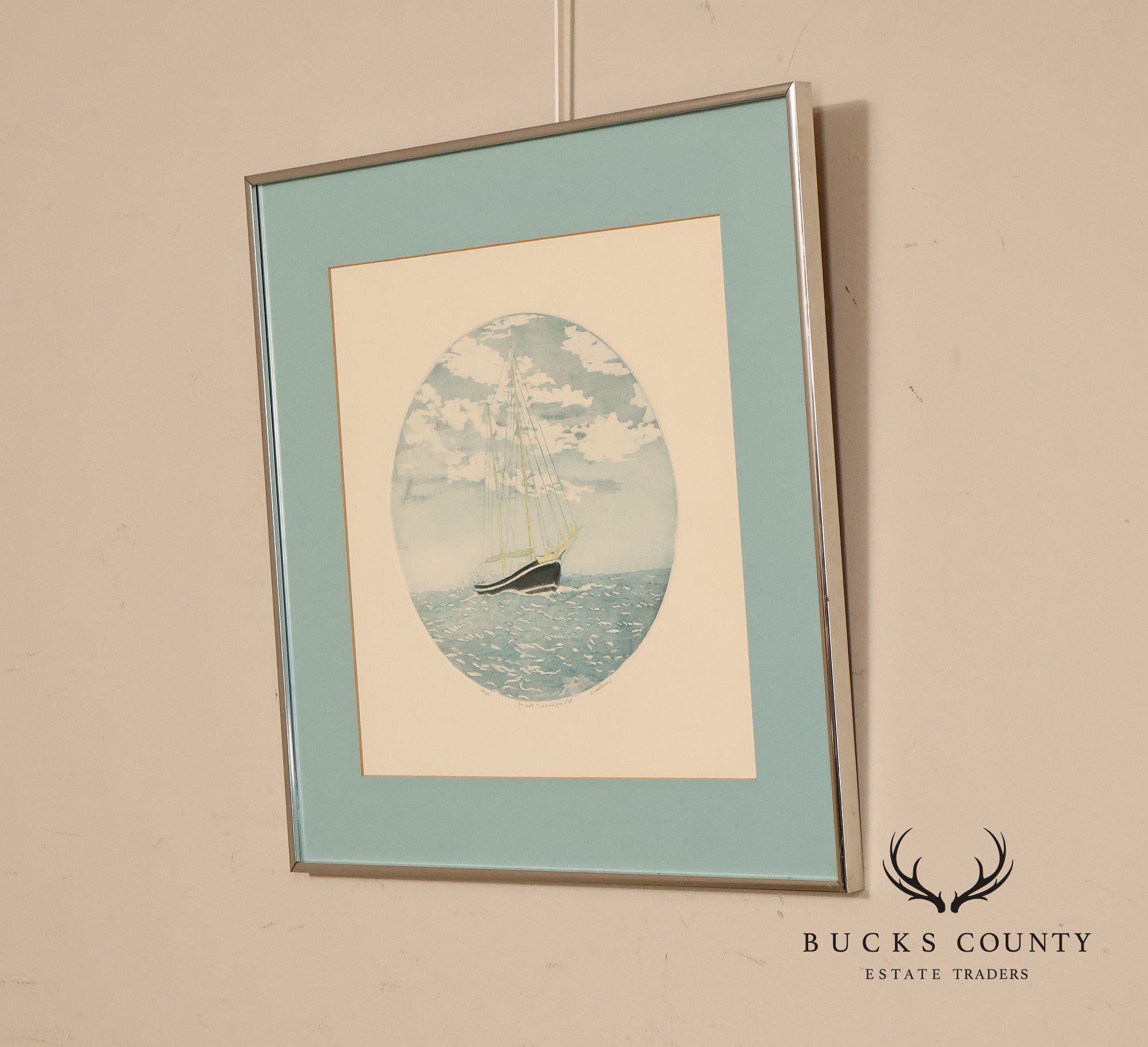 D. Whitehead Numbered Print, 'Six Knots Two Bells From Port'