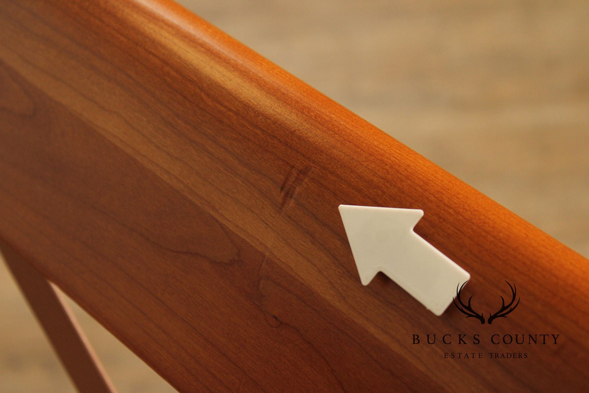 Harden Directoire Style Cherry Sleigh Queen Bed