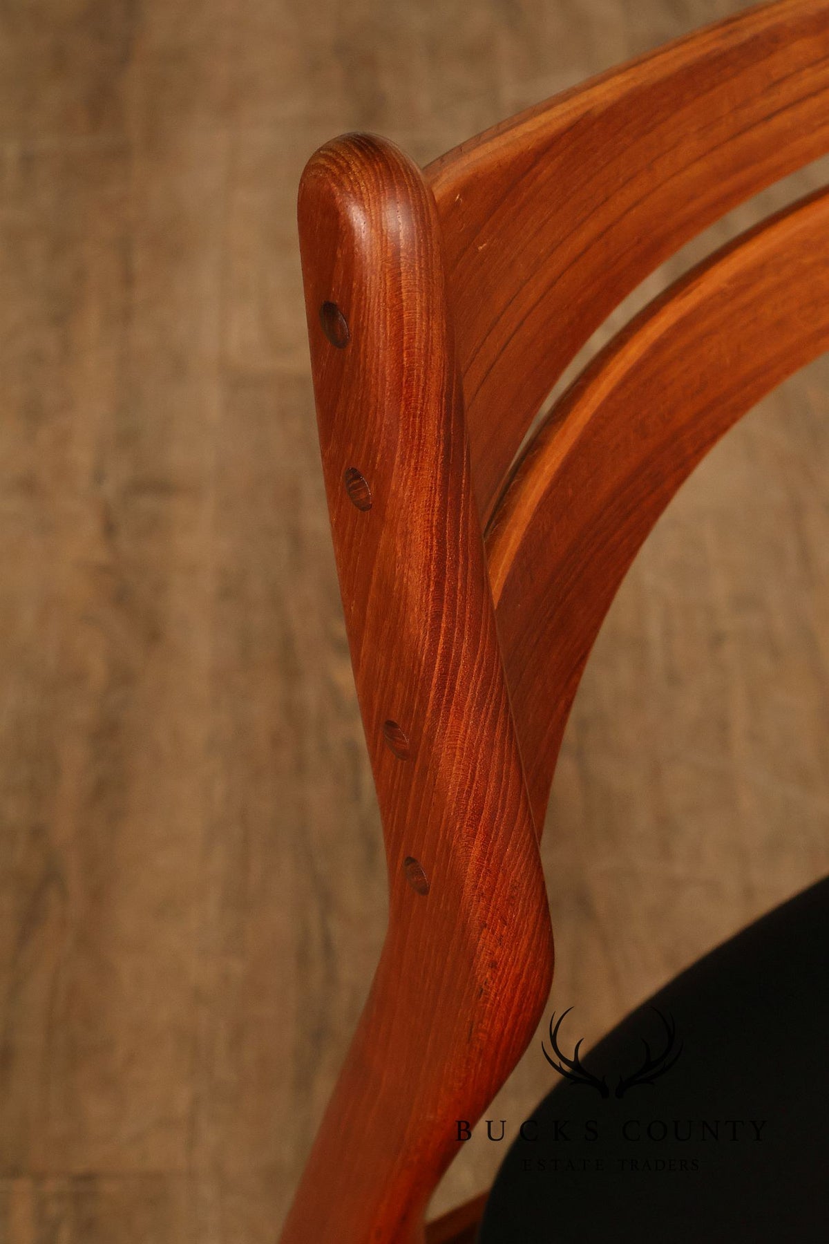 Danish Mid Century Modern Erik Buch Teak Desk Chair