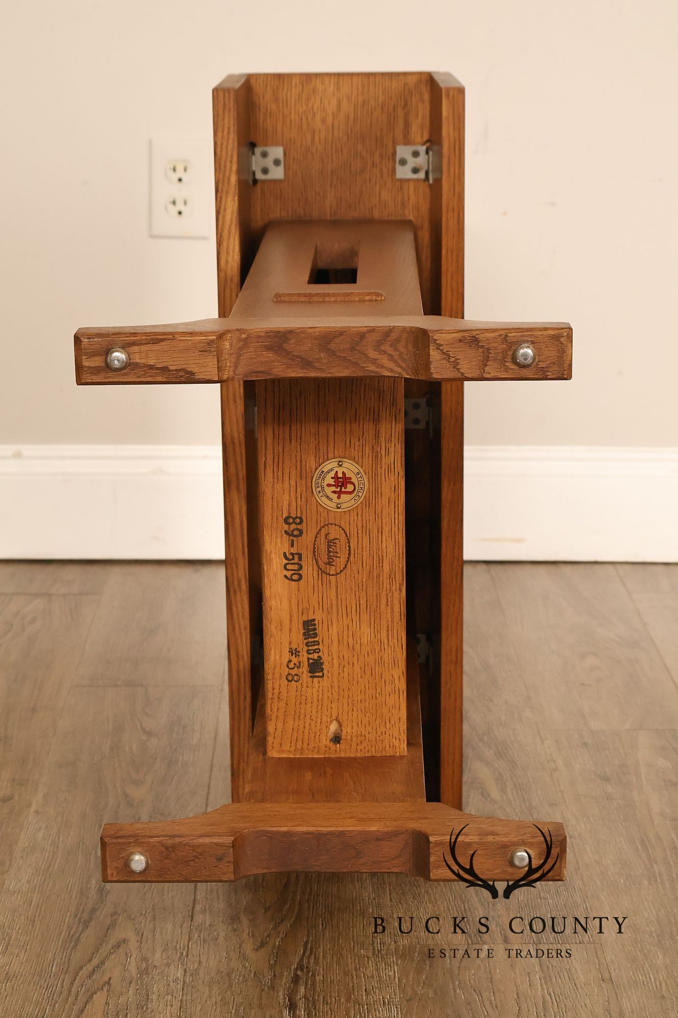 Stickley Mission Collection Oak Drop Leaf Side Table