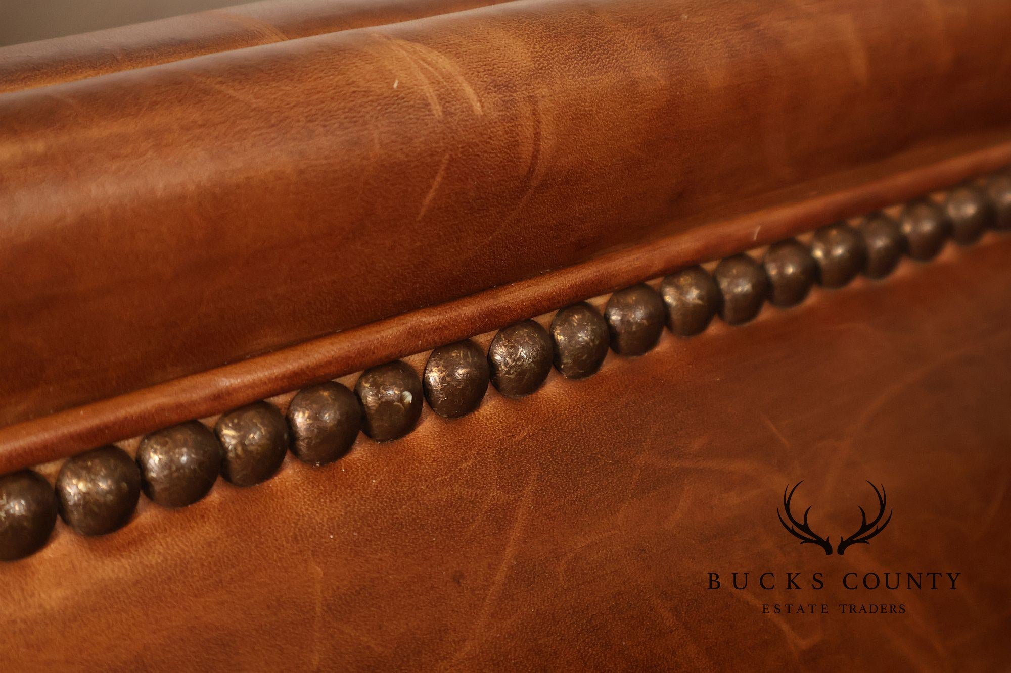 Hancock & Moore 'Rugby Club' Leather Sofa