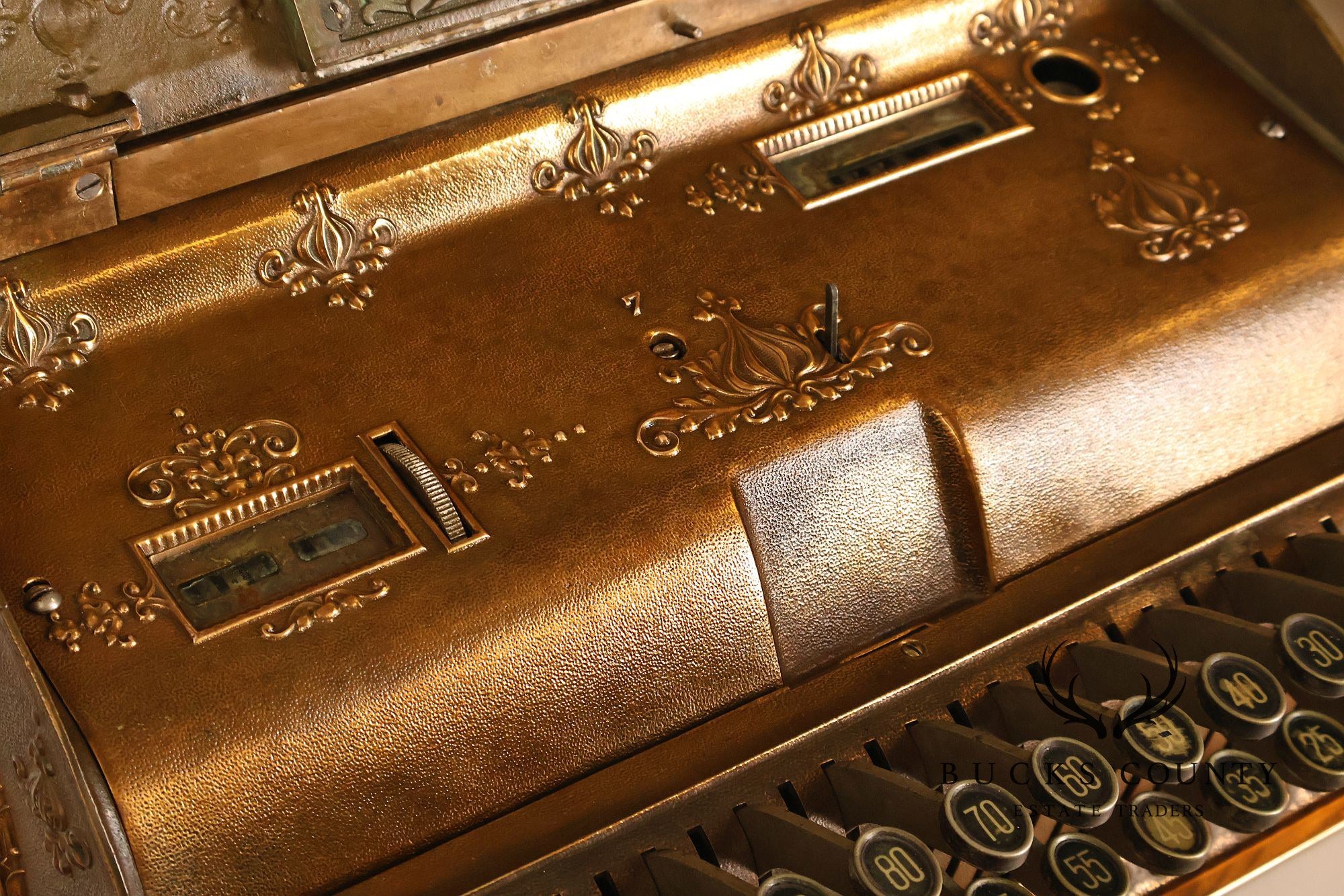 National Cash Register Model 333 Brass Cash Register