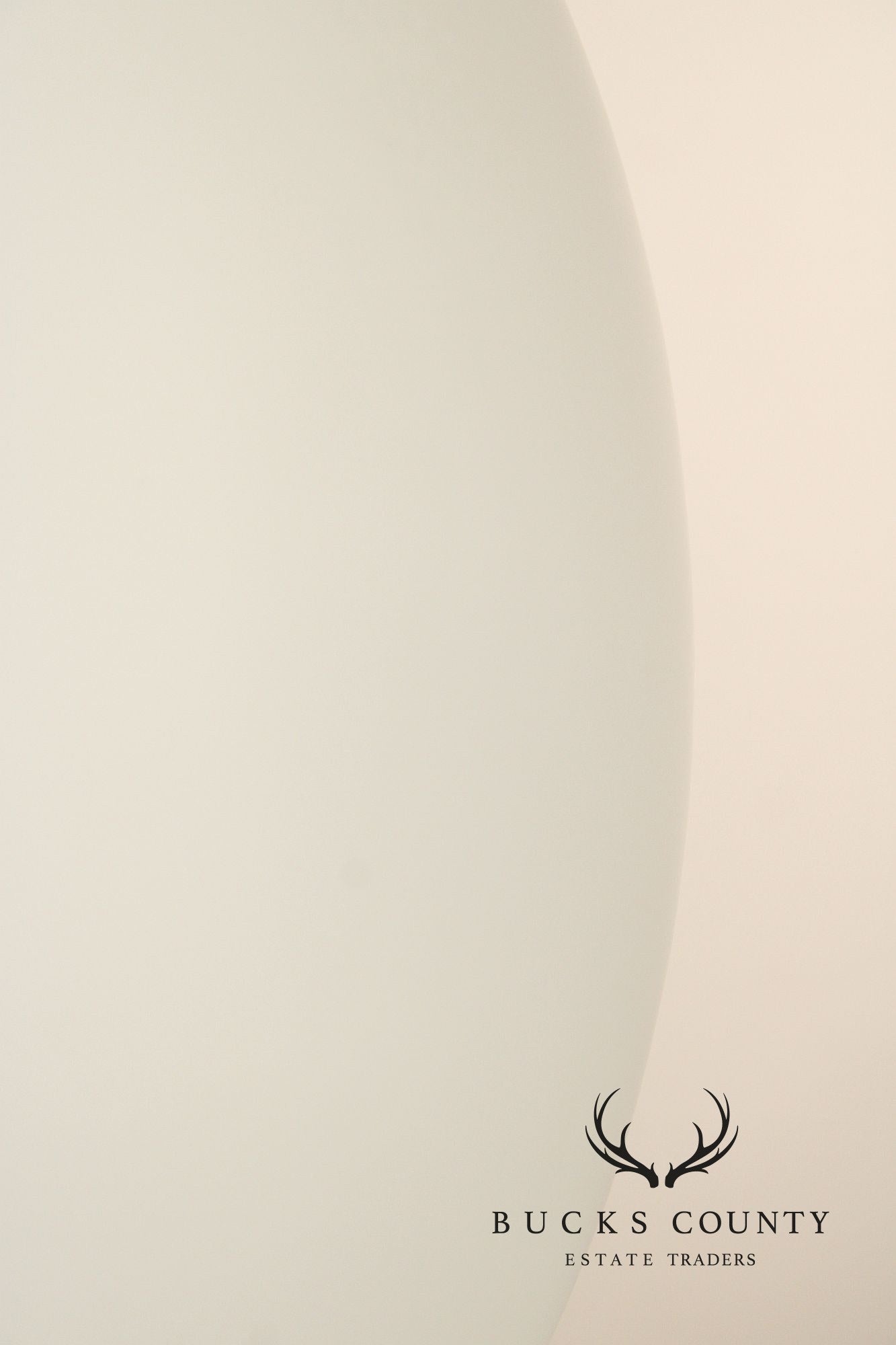 Laurel Lamp Company Mid Century Modern Glass Egg Lamp