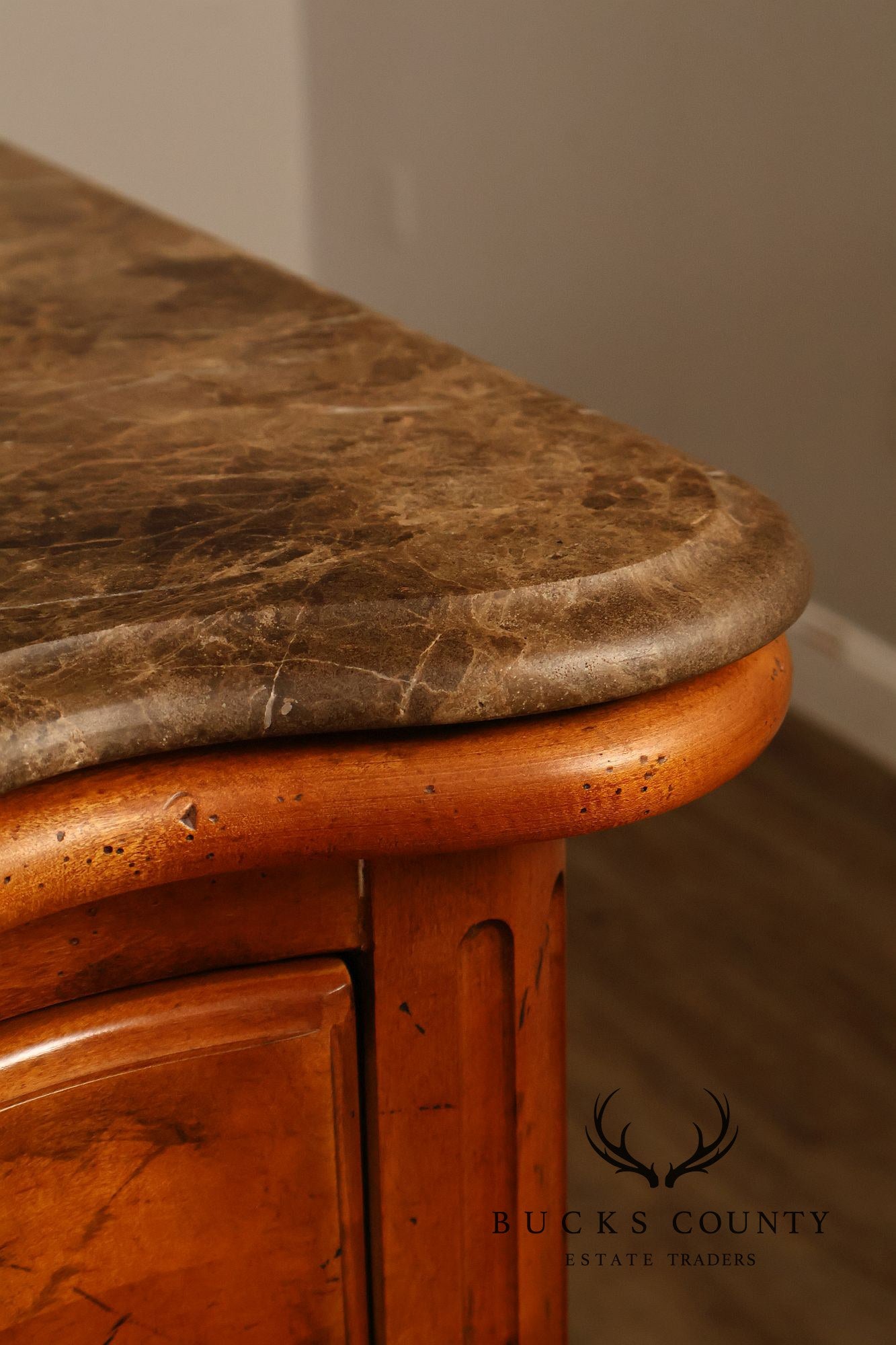 Century Furniture  French Provincial Style Marble Top Chest