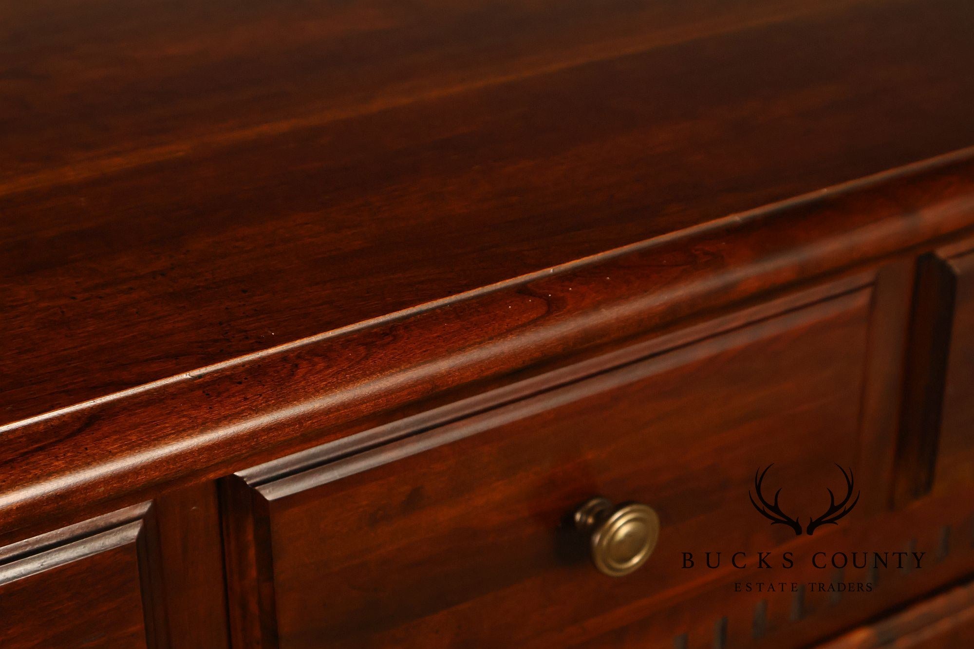 Chippendale Style Cherry Tall Chest of Drawers