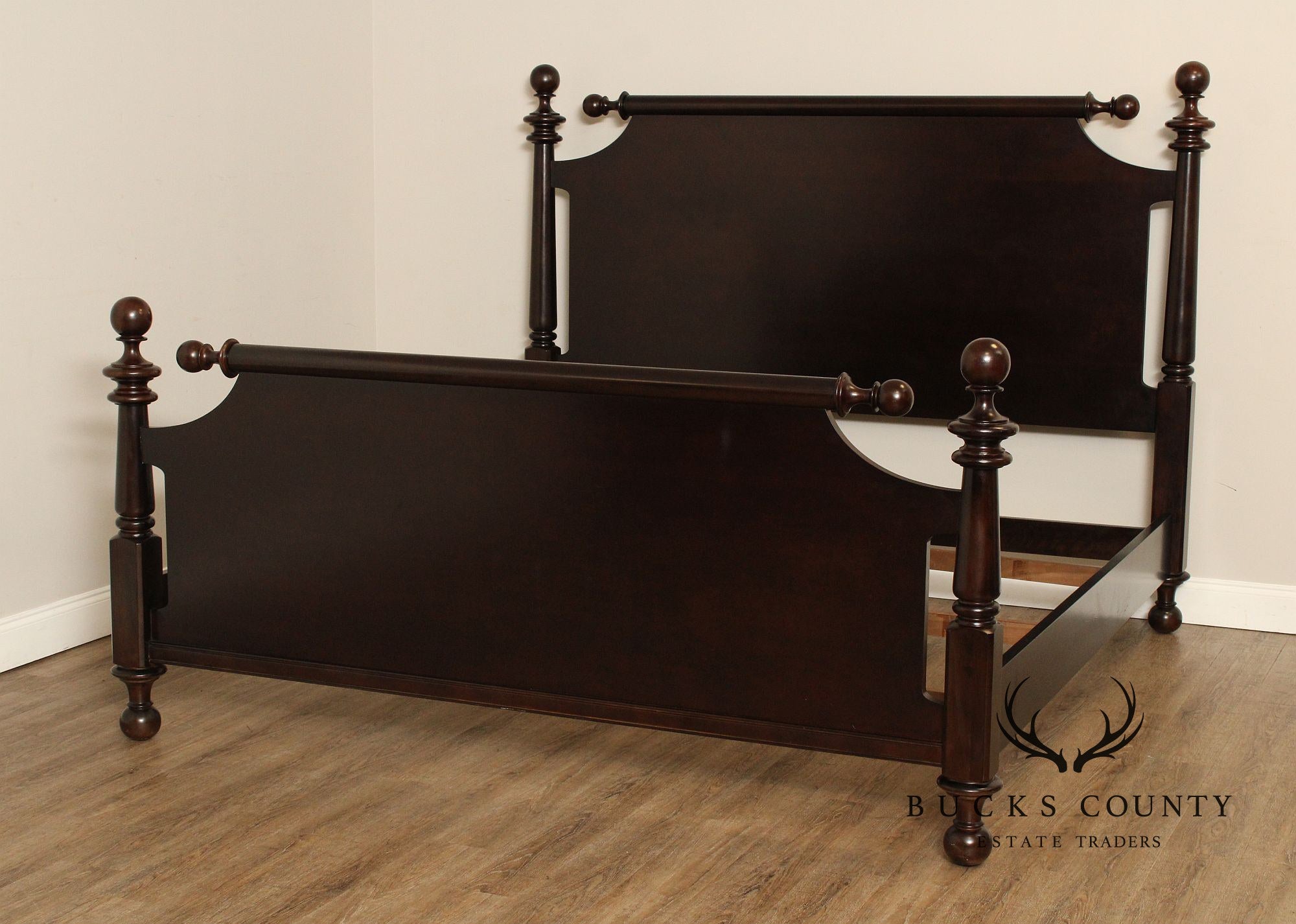 Farmhouse Style King Size Cannon Ball Bed