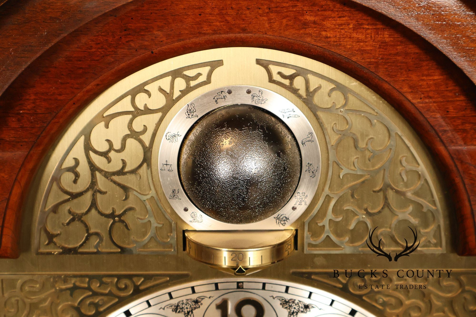 Ridgeway Traditional Cherry Grandfather Clock