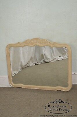 Drexel Cabernet Collection French Country Cerused White Washed Frame Mirror