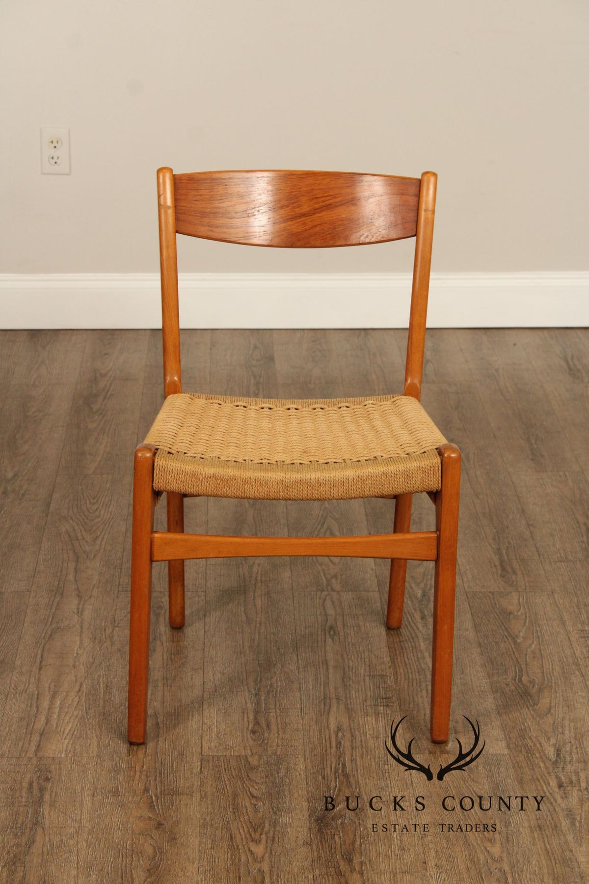 Swedish Modern Pair of Teak Dining Chairs
