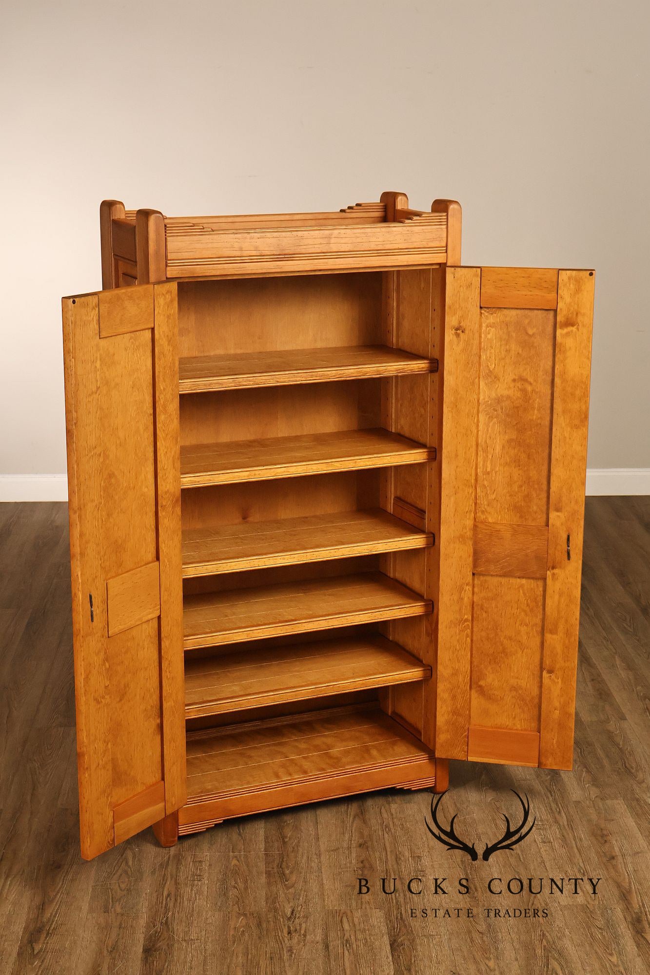 Southwestern Style Two Door Storage Or Pantry Cupboard
