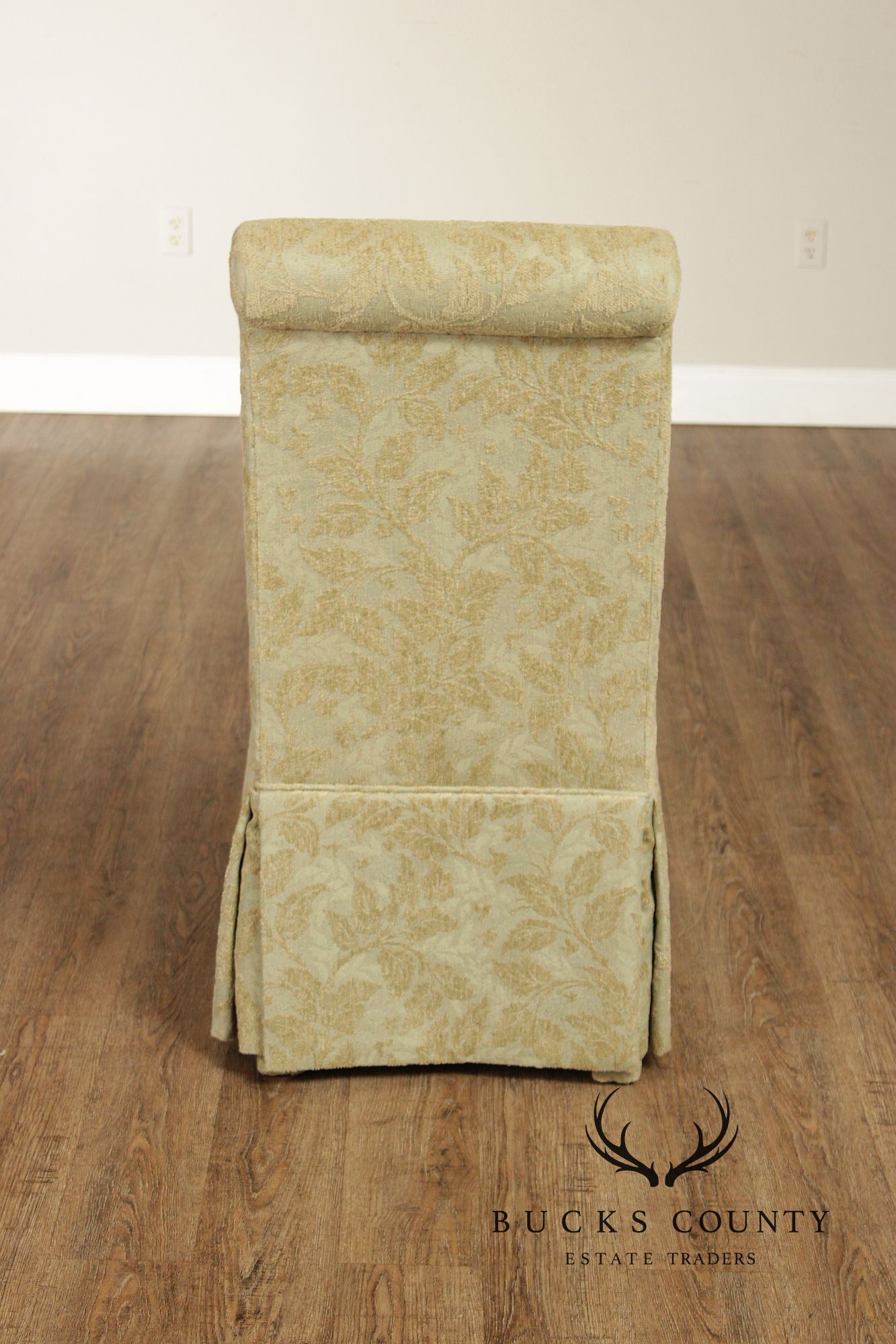 Pair of Upholstered Slipper Dining  Side Chairs