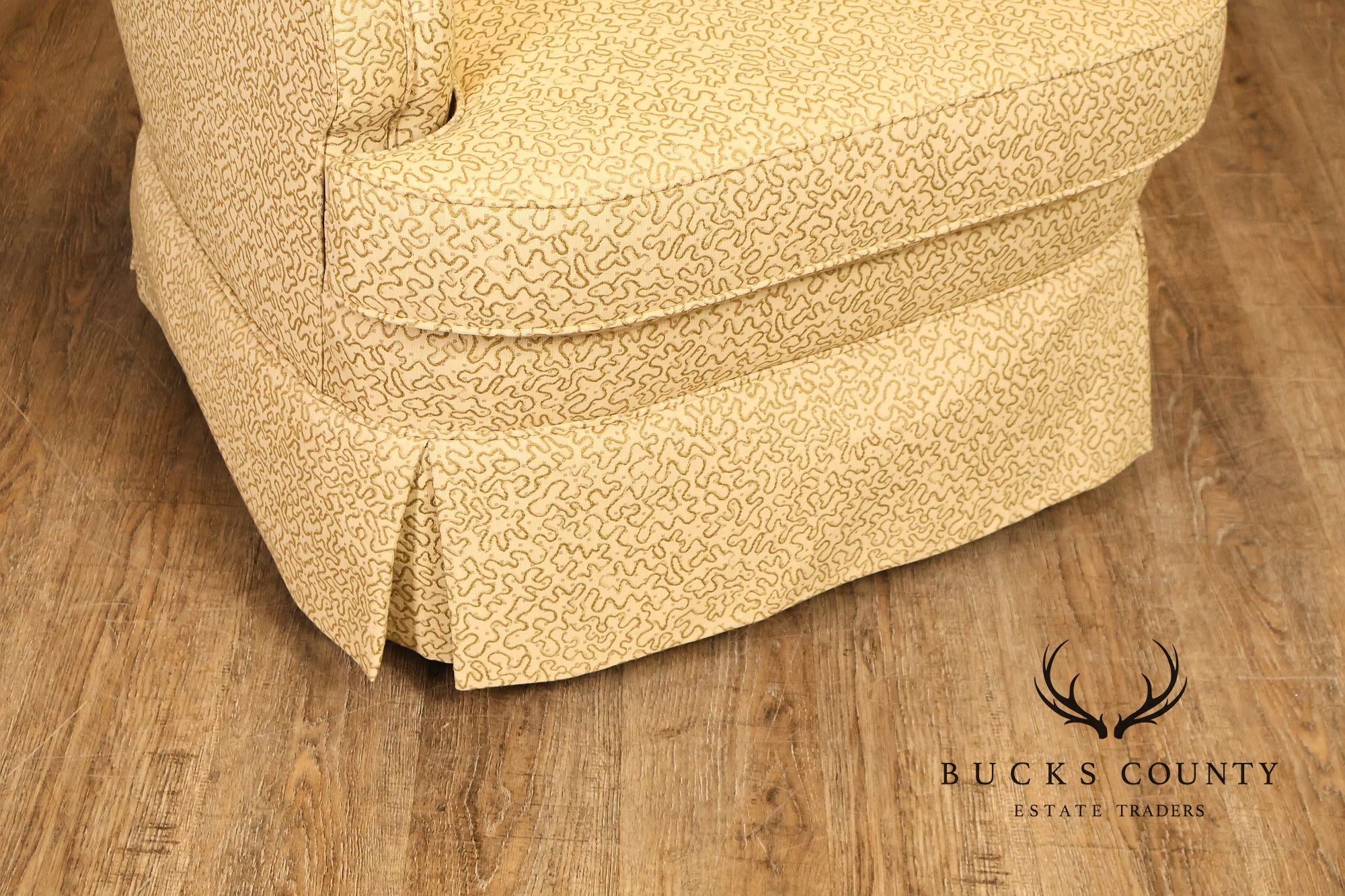 JRS Furniture Pair Of Upholstered Club Chairs