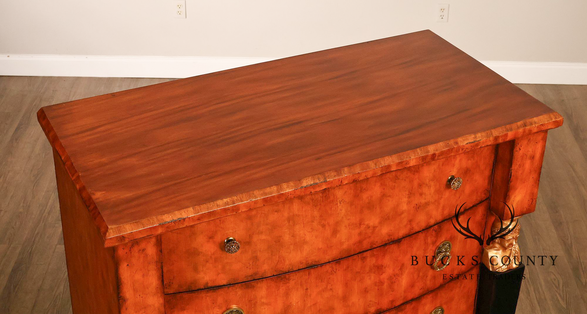 Lineage Home Furnishings Empire Style Tall Chest Of Drawers