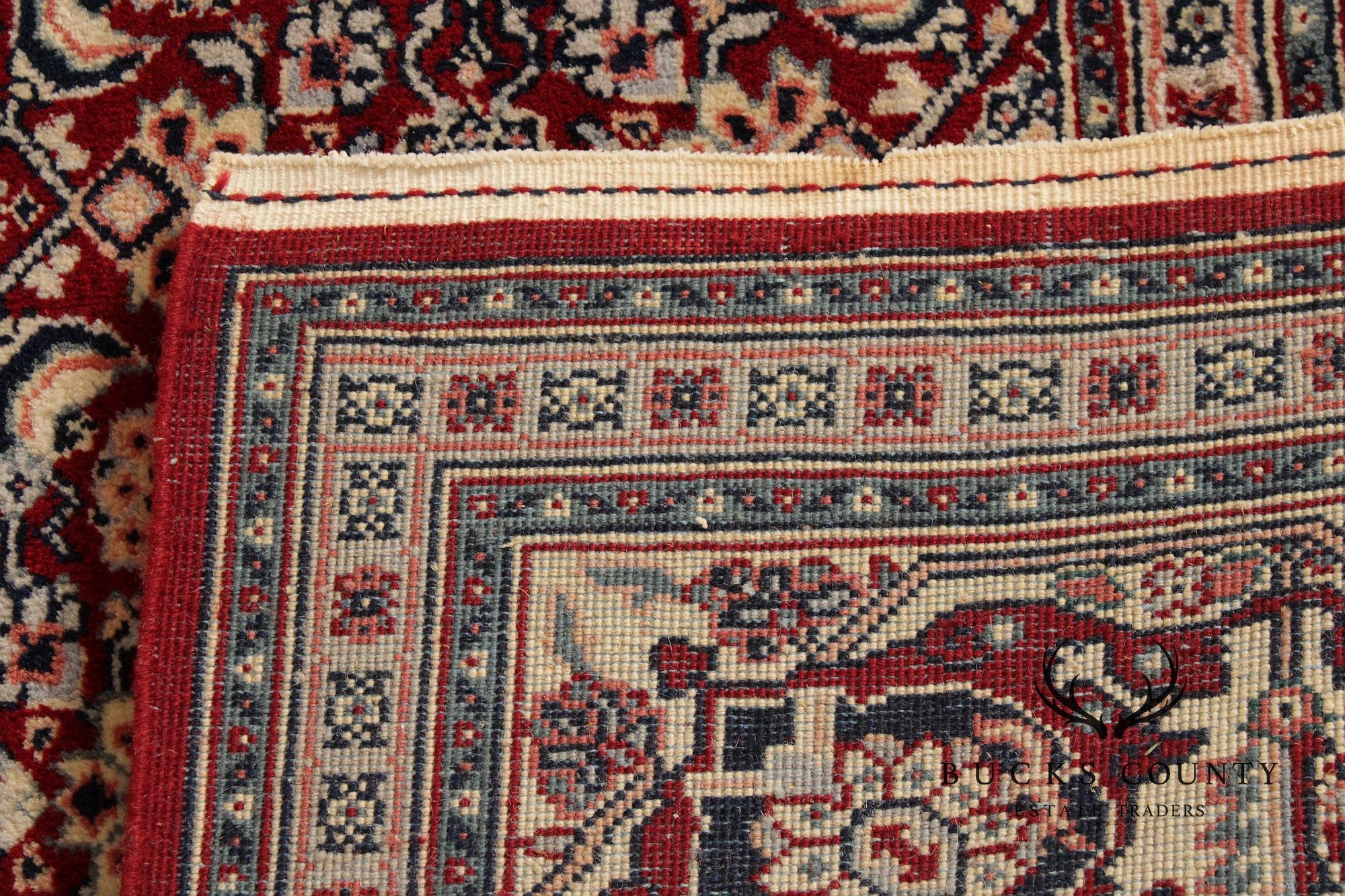 Romanian Bucharest Hand-Knotted Area Rug – 11'11" x 9'0"
