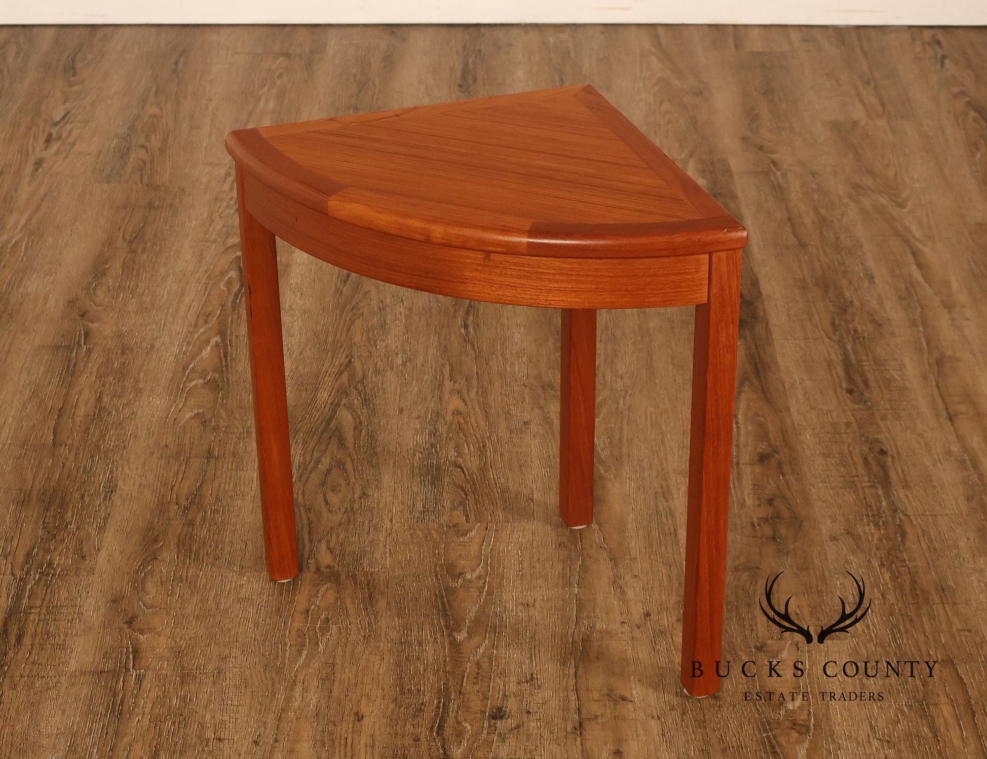 Andreas Tuck Danish Modern Teak Corner Side Table