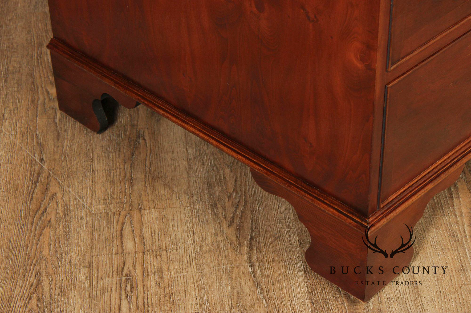 Trosby Furniture English Mahogany Armoire Cabinet