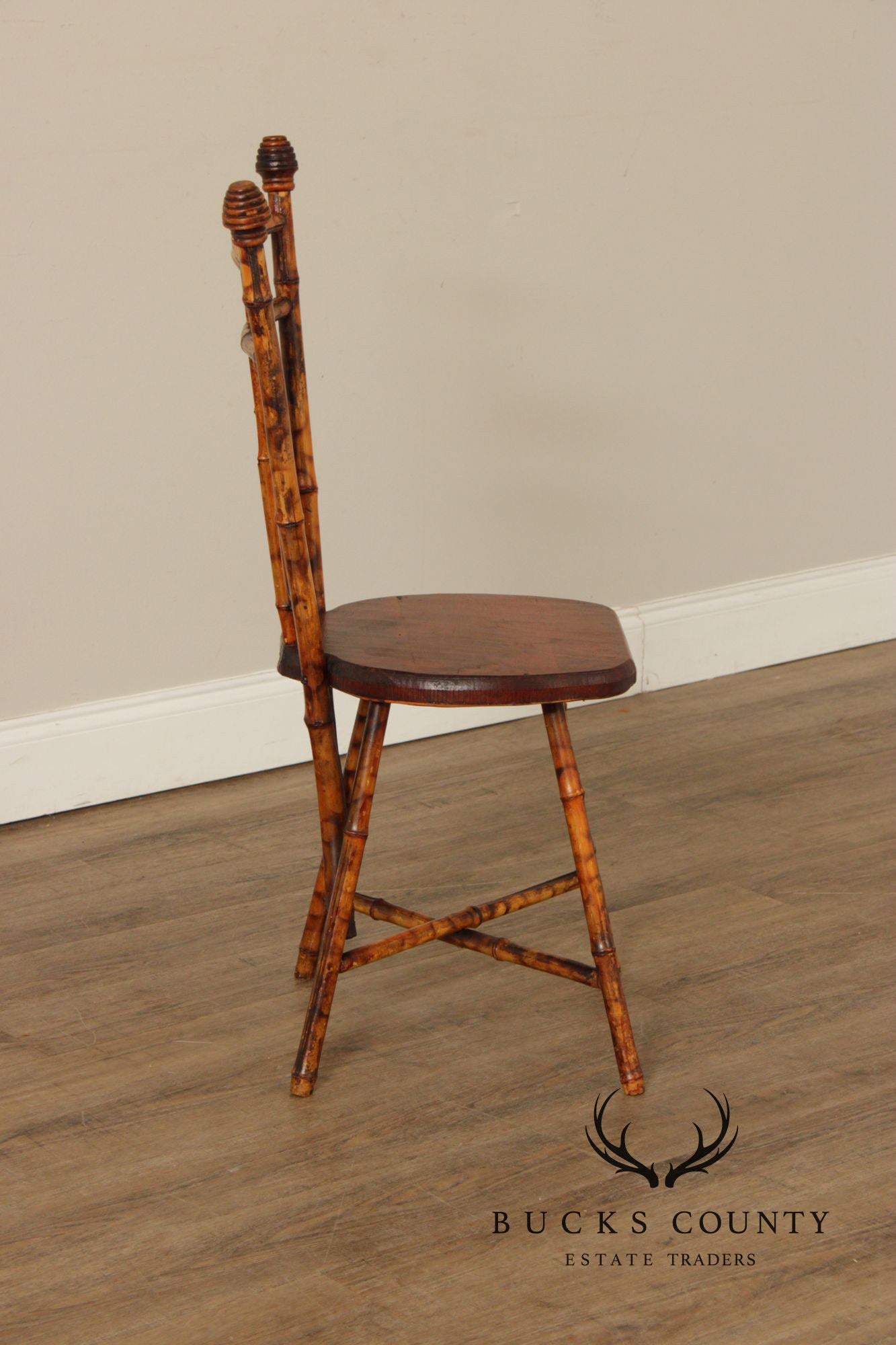 Antique Aesthetic Movement Bamboo Side Chair