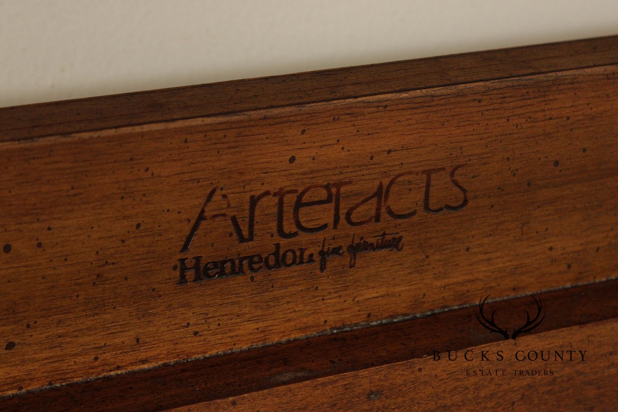 Henredon Artefacts Oak Lattice King Size Headboard