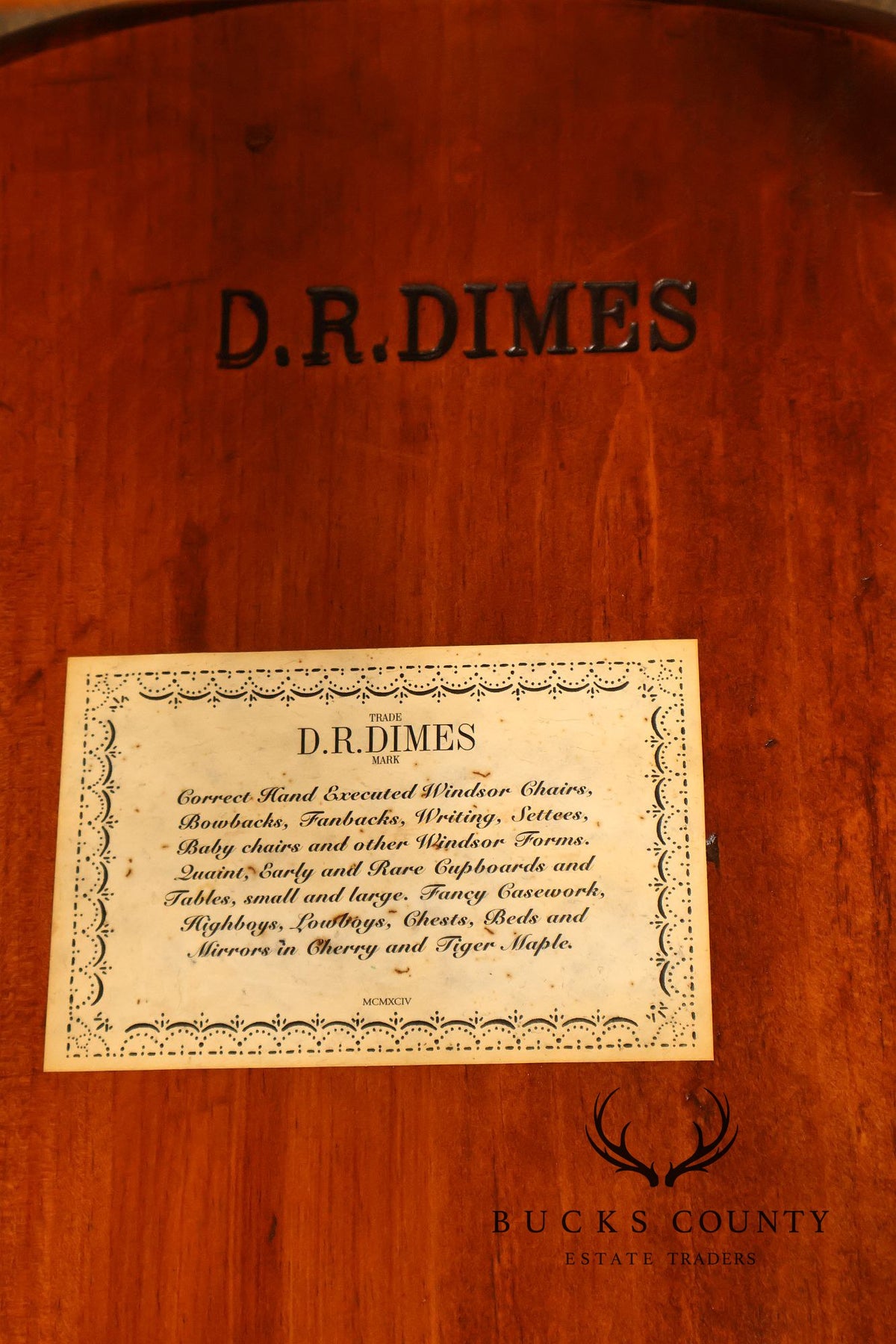 D.R. Dimes Set of Eight Bird Cage Dining Chairs