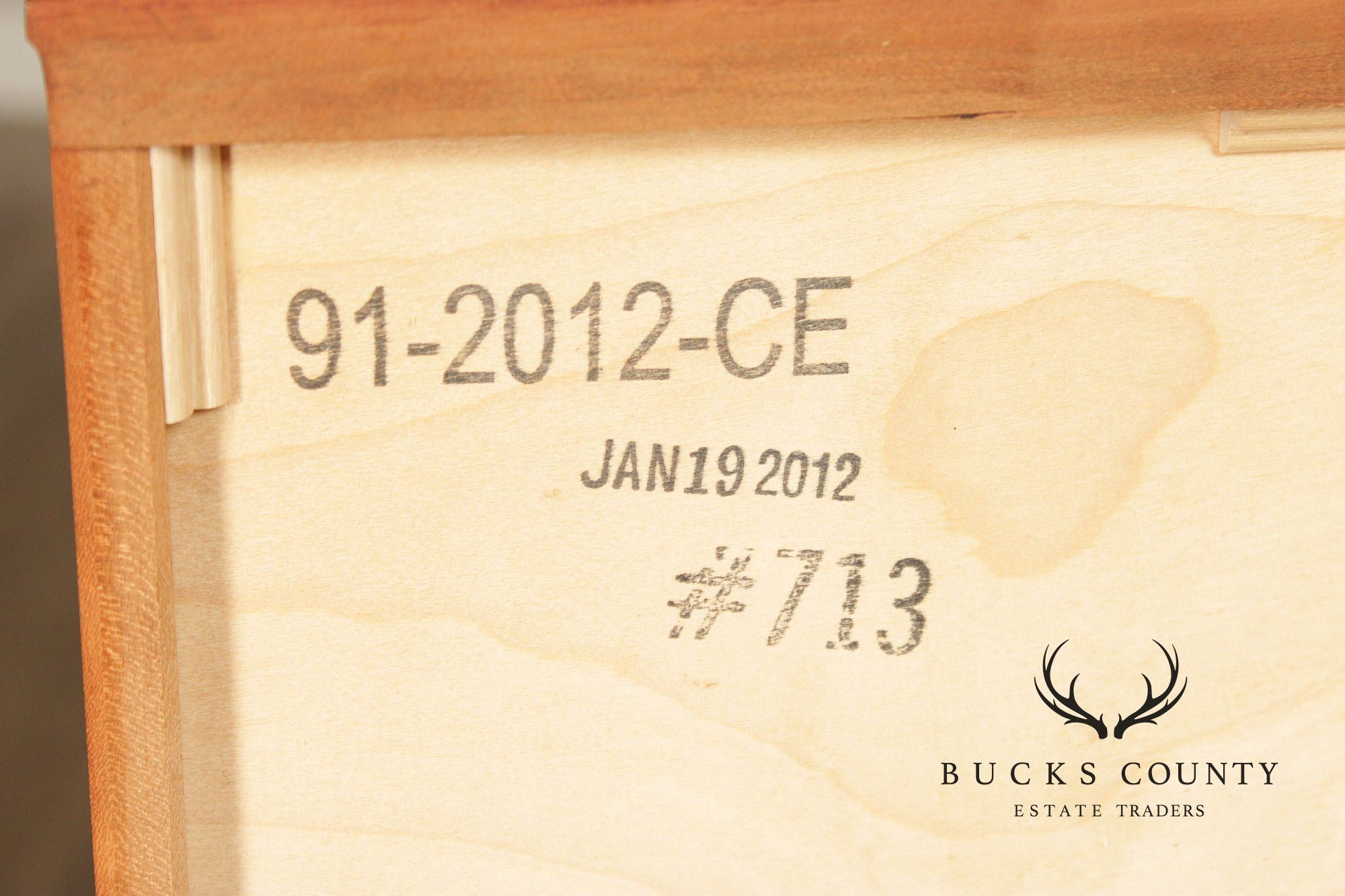 Stickley Collectors' Edition Inlaid Cherry Harvey Ellis Cabinet Nightstand