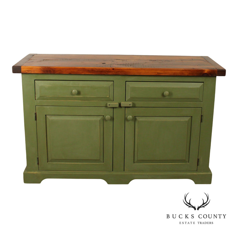 Farmhouse Style Painted Buffet Server