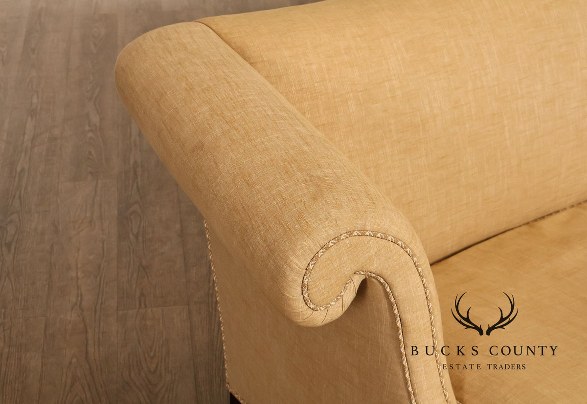Hickory Chair Chippendale Style Camelback Sofa