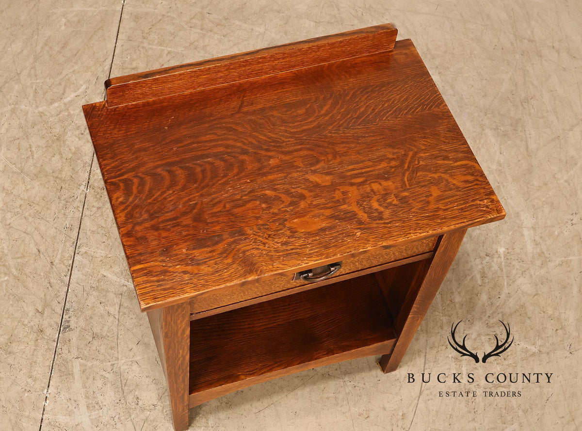 Stickley Harvey Ellis Collection Mission Oak Open Nightstand