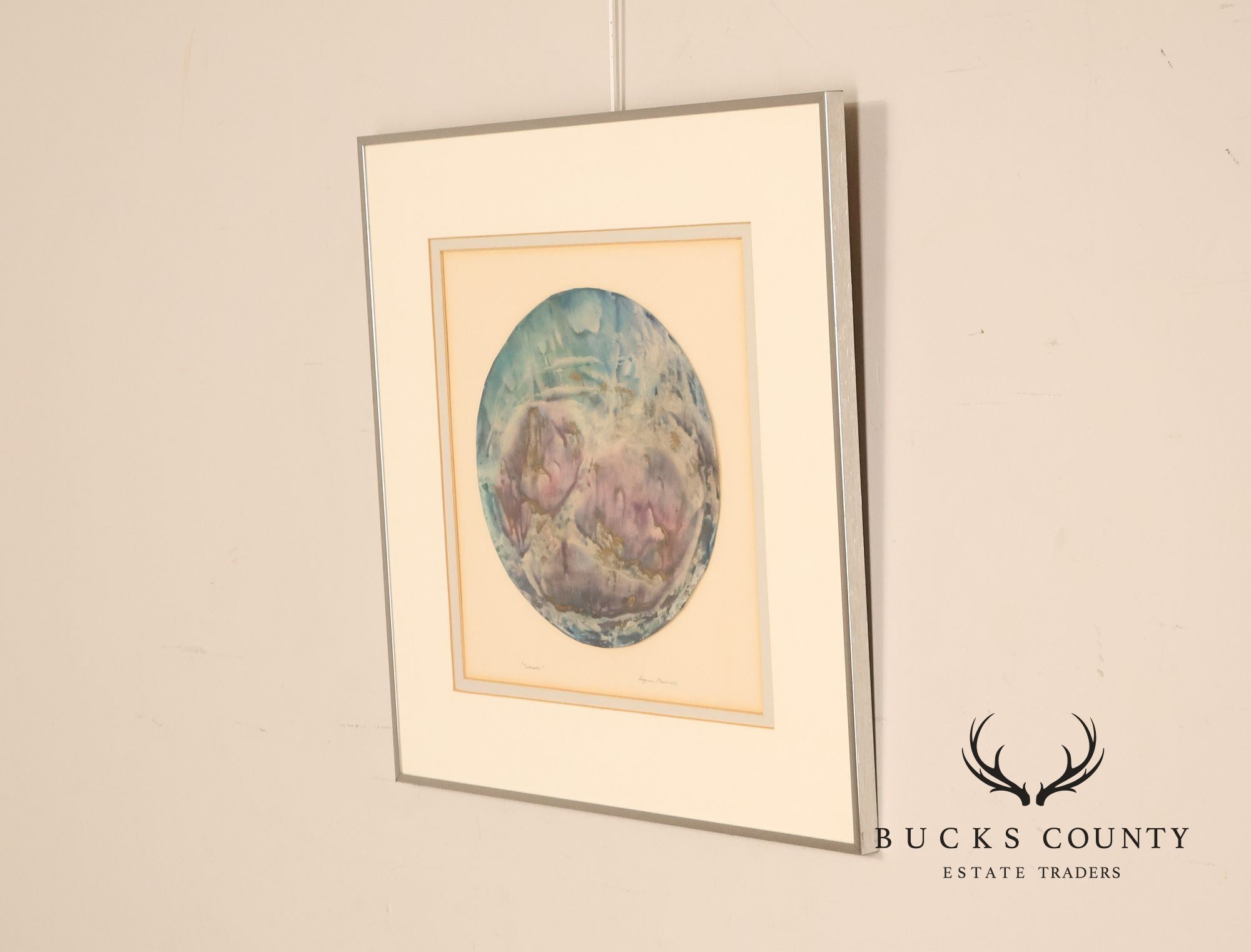 Suzanne Marinell Melted Wax Painting, 'Callisto'
