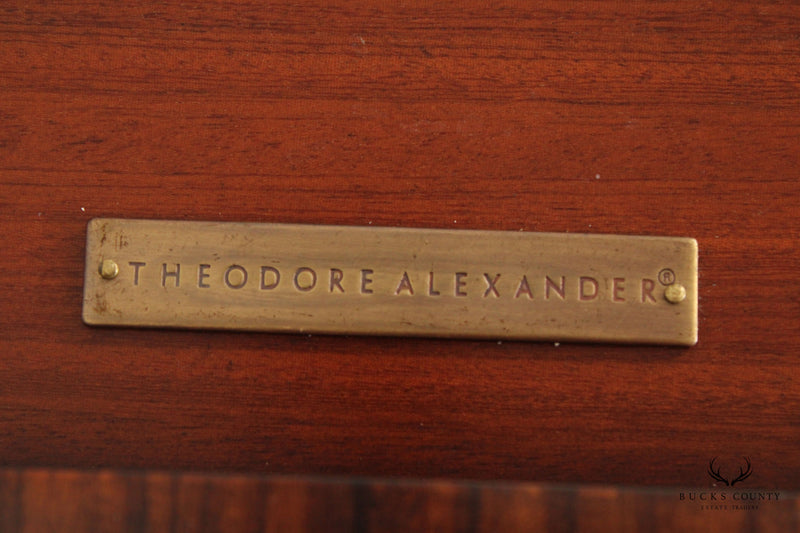 Theodore Alexander Two-Tier Burlwood Coffee Table