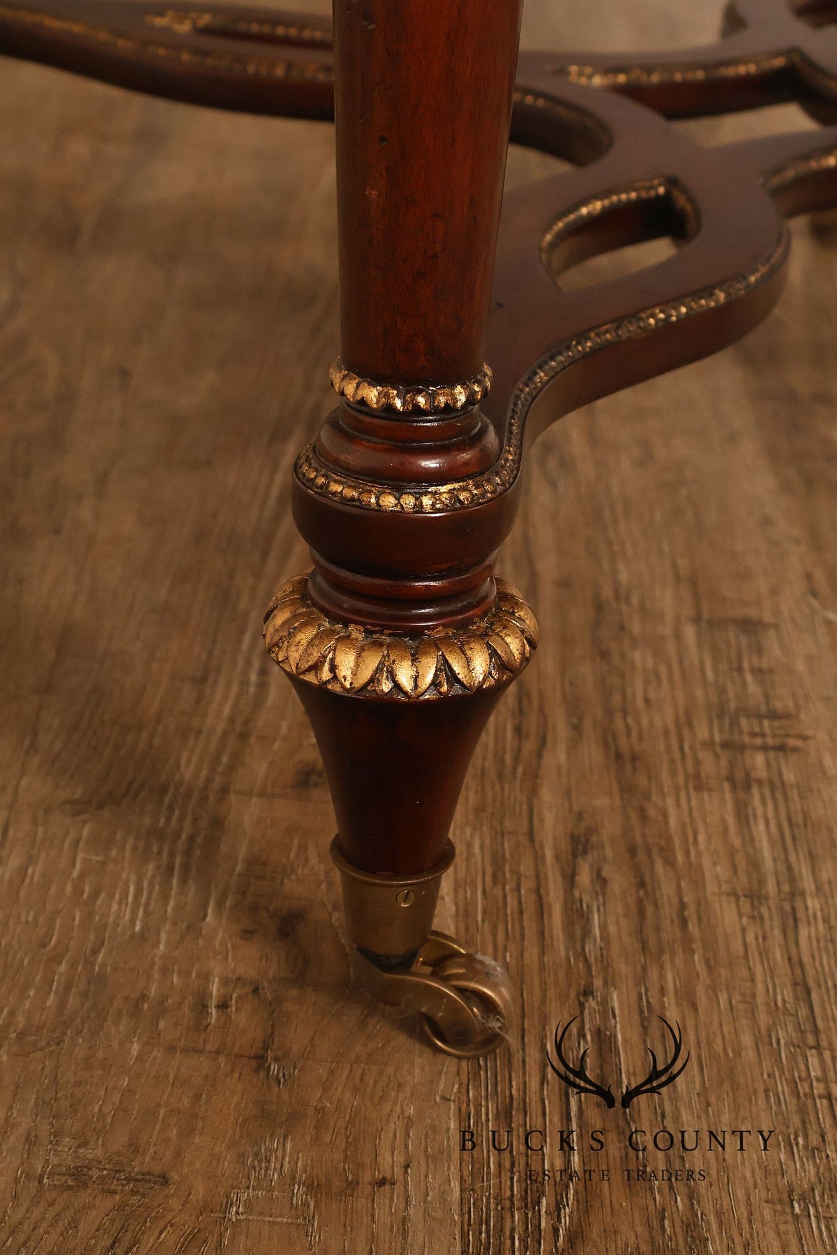Italian Regency Style Mahogany Center Table