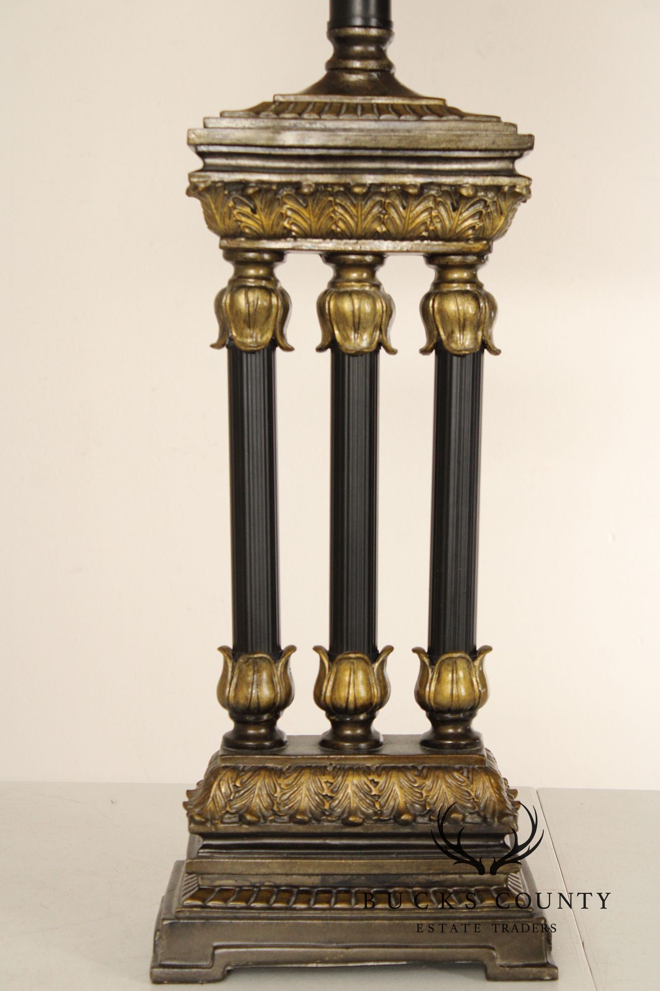 Neoclassical Style Columnar Table Lamp