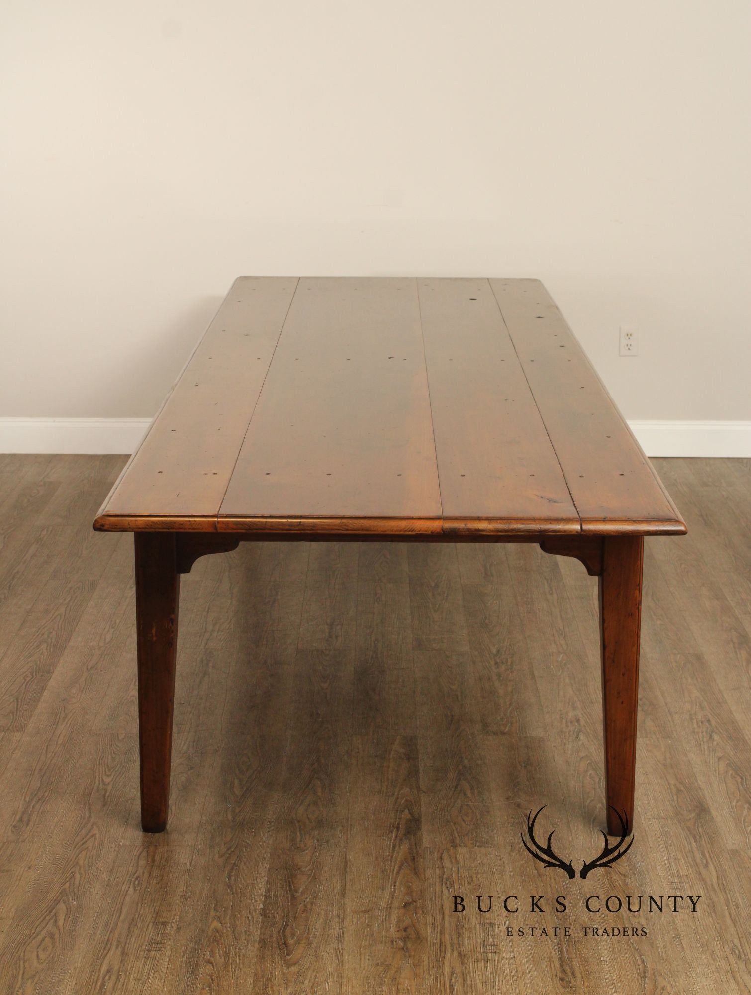 Robert Whitley Studio Handcrafted  Walnut Farmhouse Dining Table