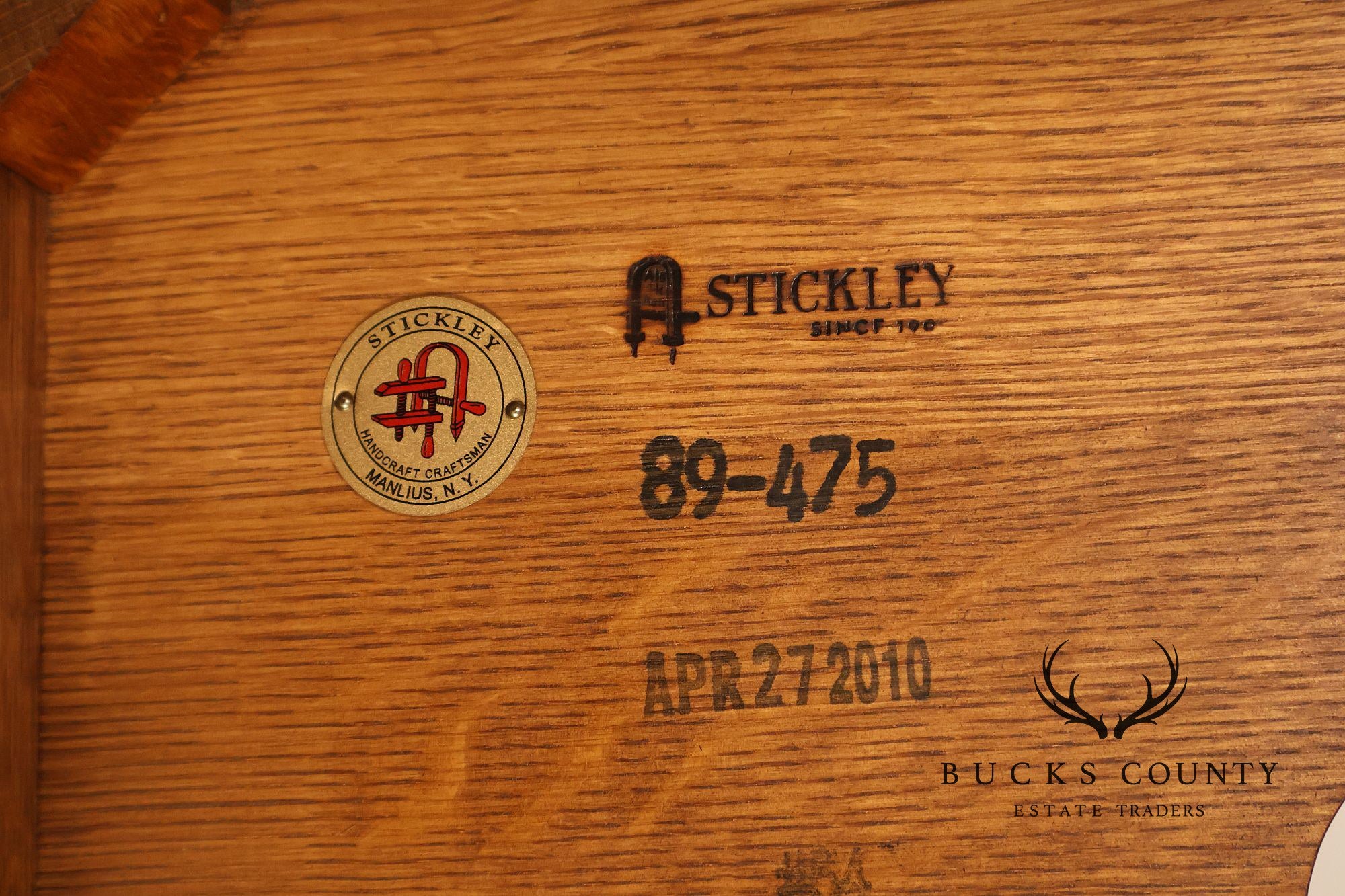 Stickley Mission Collection Harvey Ellis Inlaid Oak Tea Table